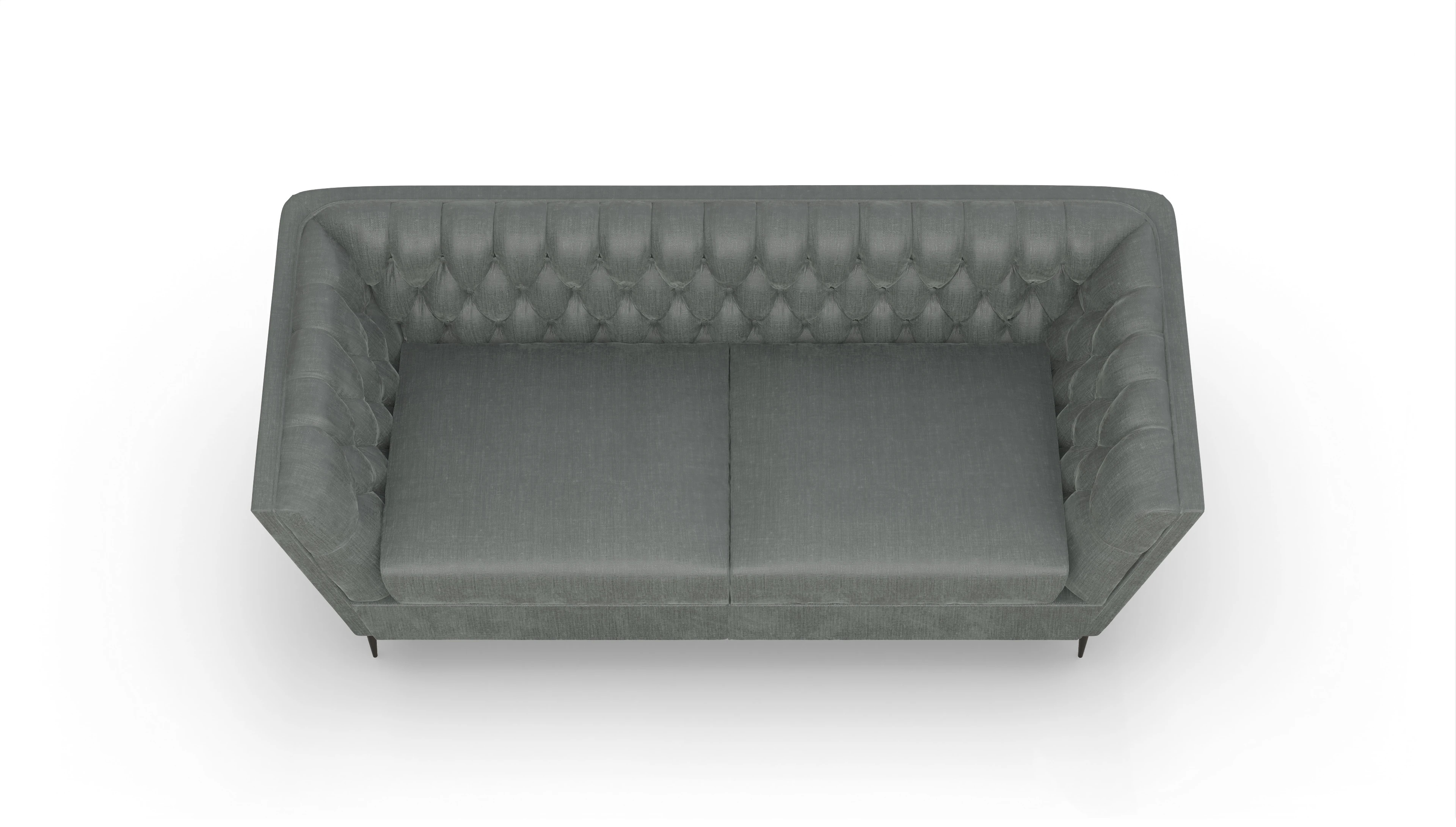 Ansicht des Produktes Neo 2-Sitzer in Stoff grau