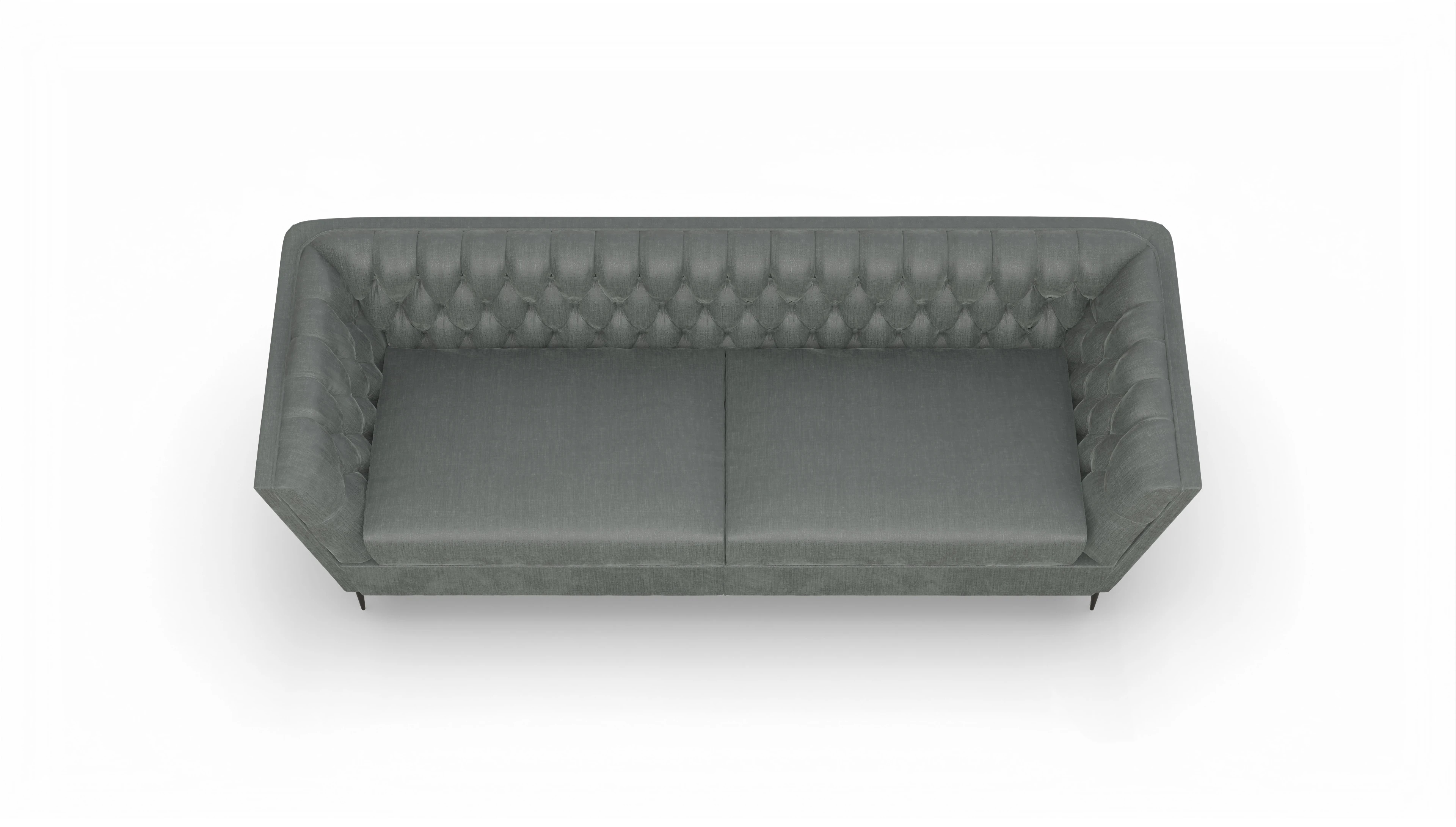 Ansicht des Produktes Neo 3-Sitzer in Stoff grau