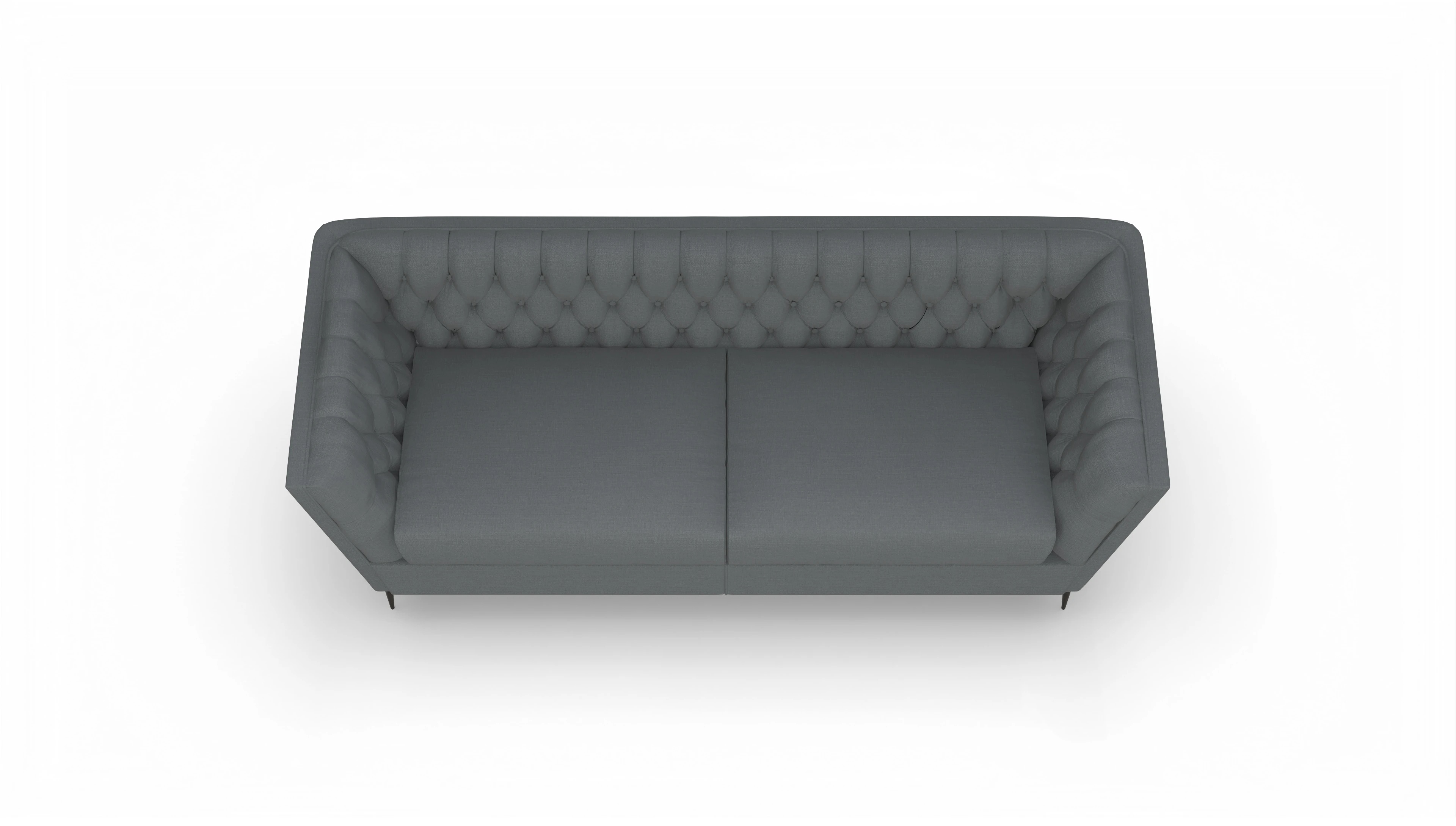 Ansicht des Produktes Neo 2,5-Sitzer in Stoff grau