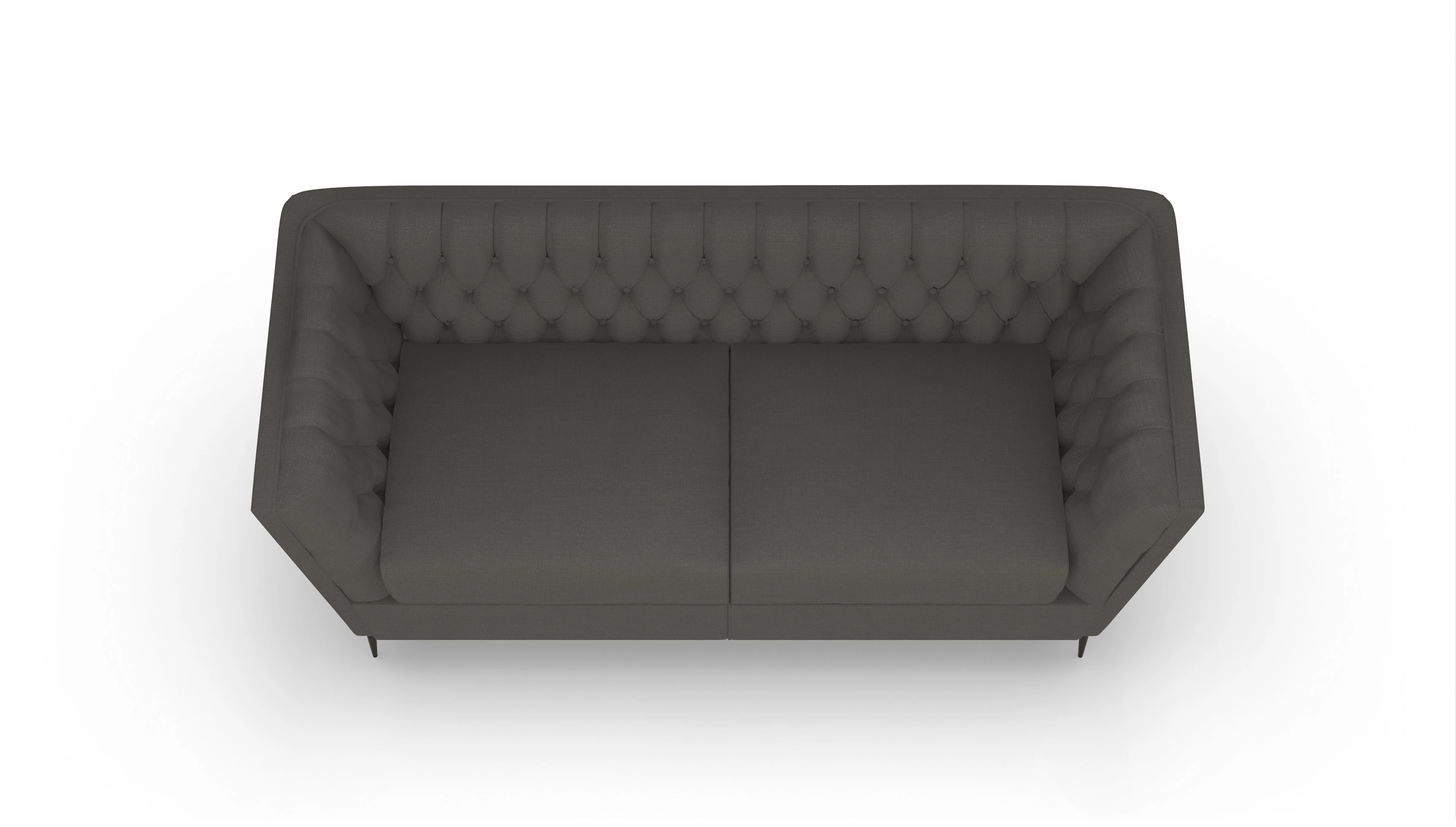 Ansicht des Produktes Neo 2-Sitzer in Stoff grau