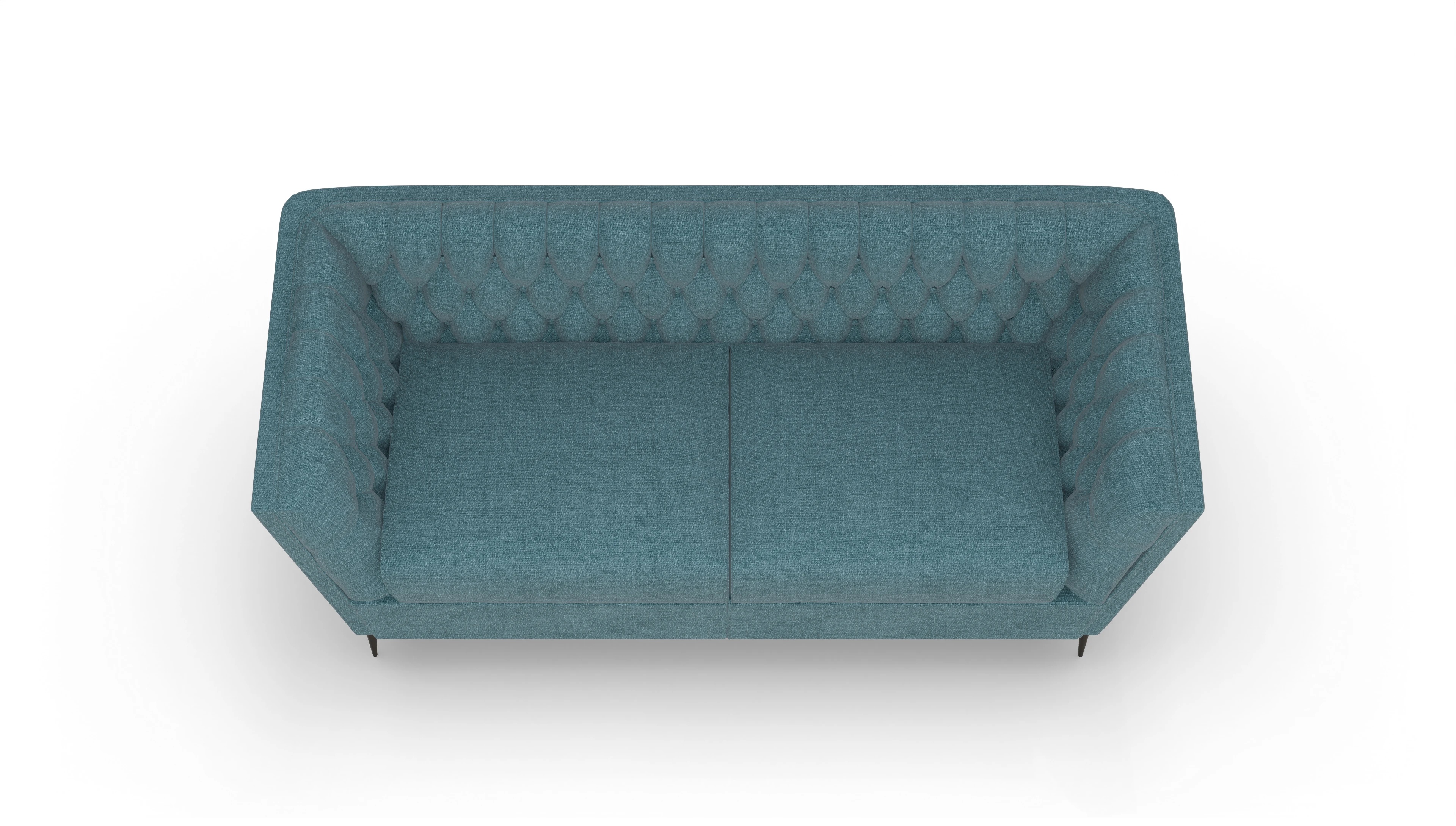 Ansicht des Produktes Neo 2-Sitzer in Stoff blau