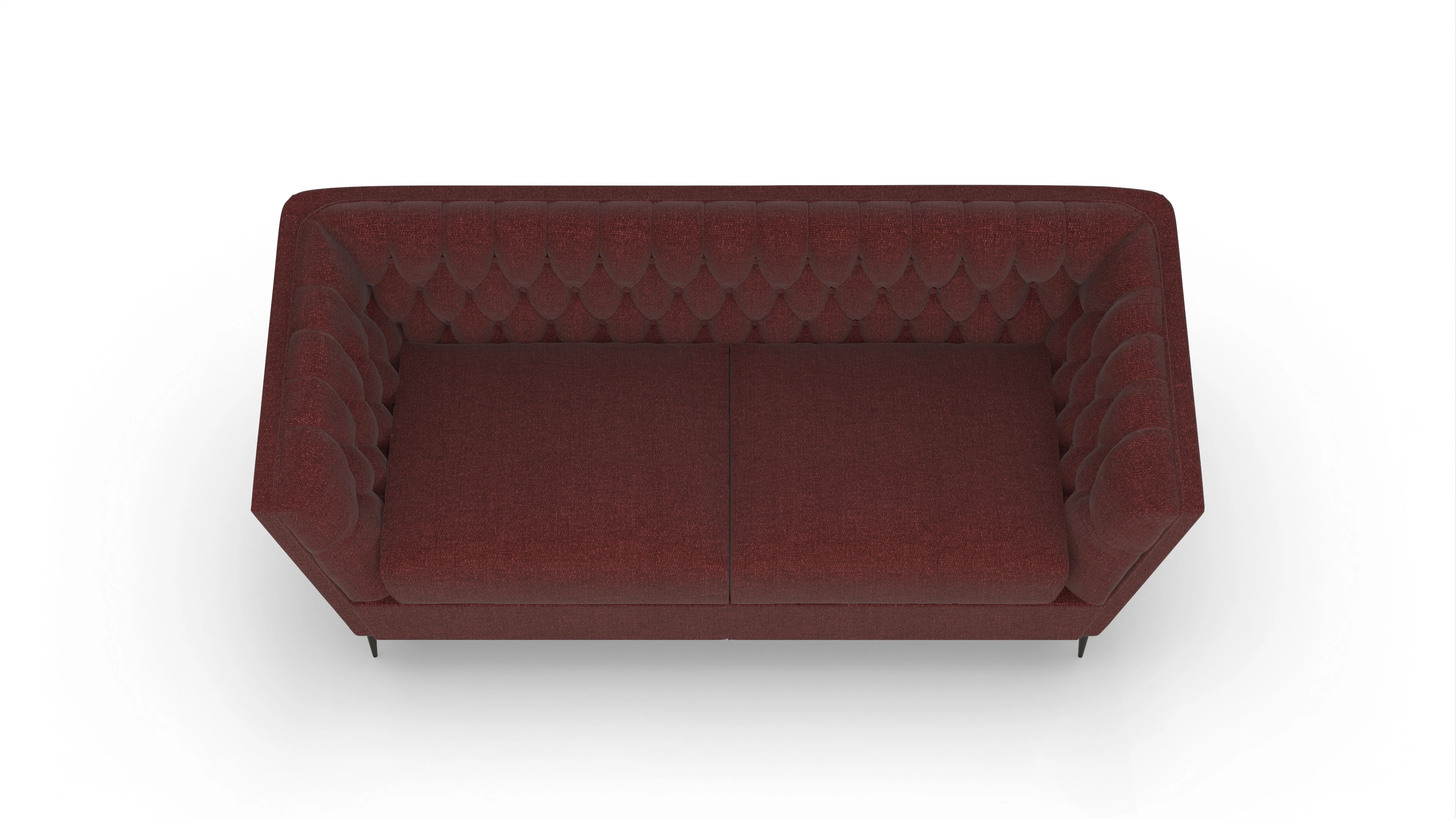 Ansicht des Produktes Neo 2-Sitzer in Stoff rot