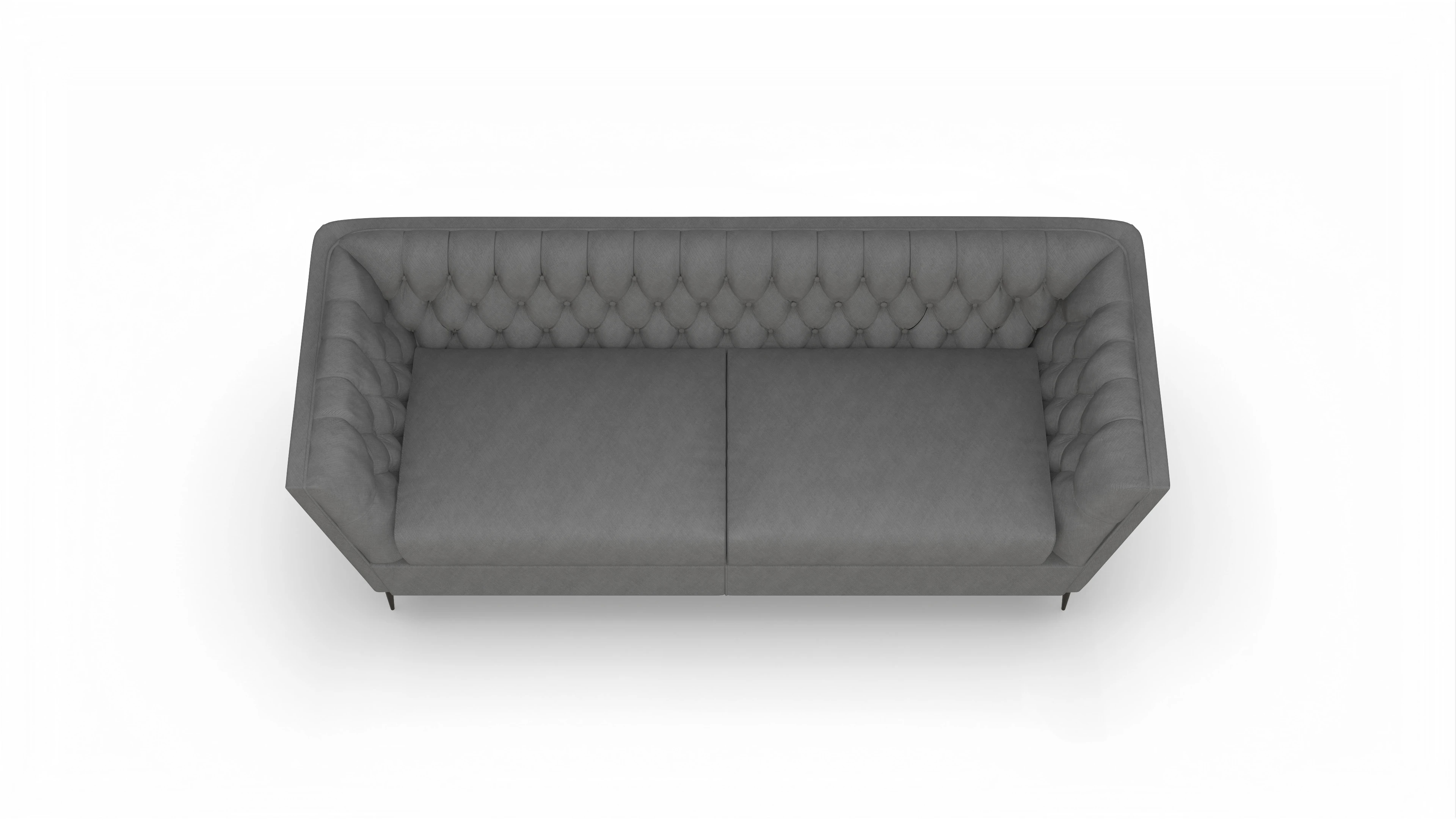 Ansicht des Produktes Neo 2,5-Sitzer in Stoff grau