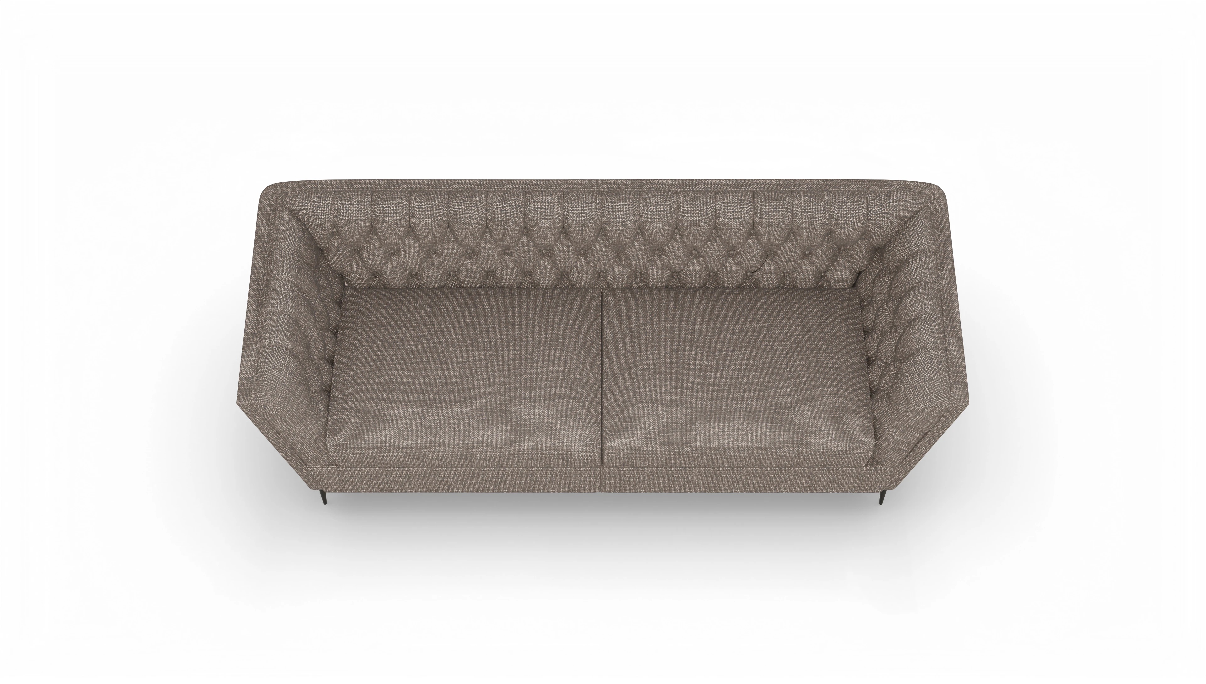 Ansicht des Produktes Neo 2,5-Sitzer in Stoff braun