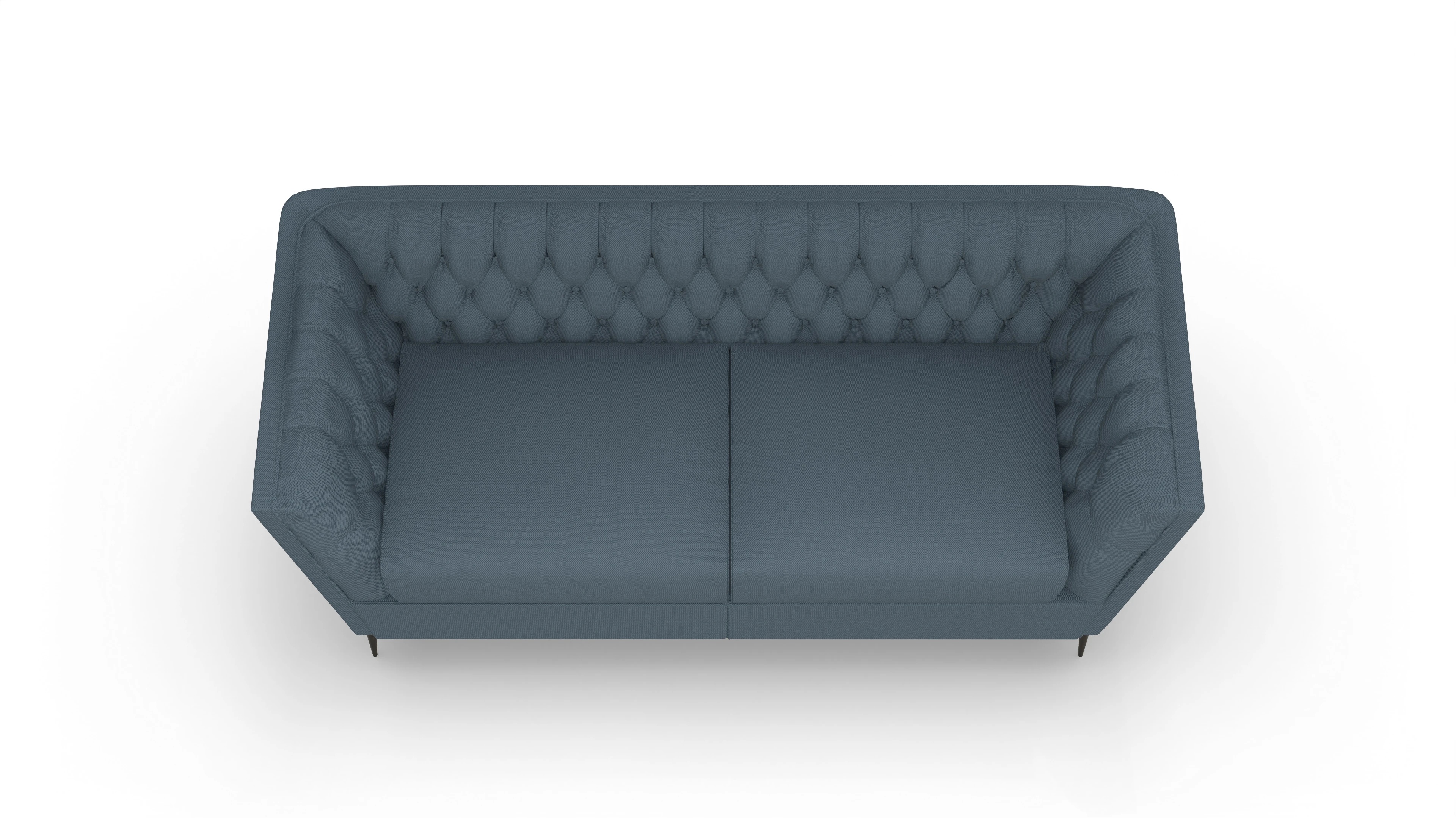 Ansicht des Produktes Neo 2-Sitzer in Stoff blau