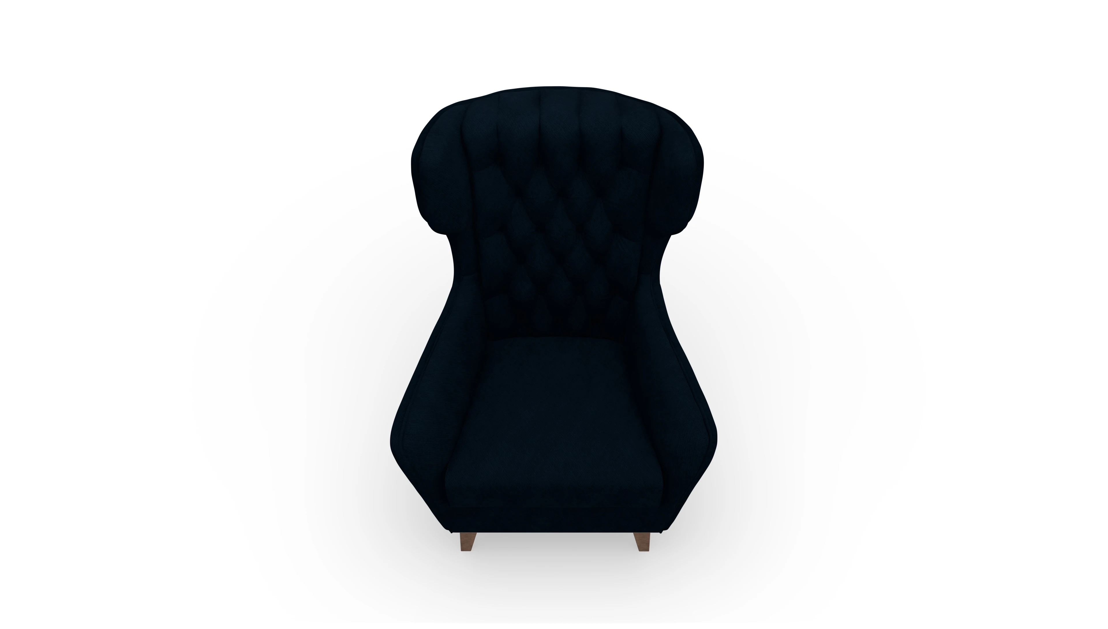 Chesterfield Sessel Neo in Stoff Ansicht des Produktes Neo Sessel in Stoff blau
