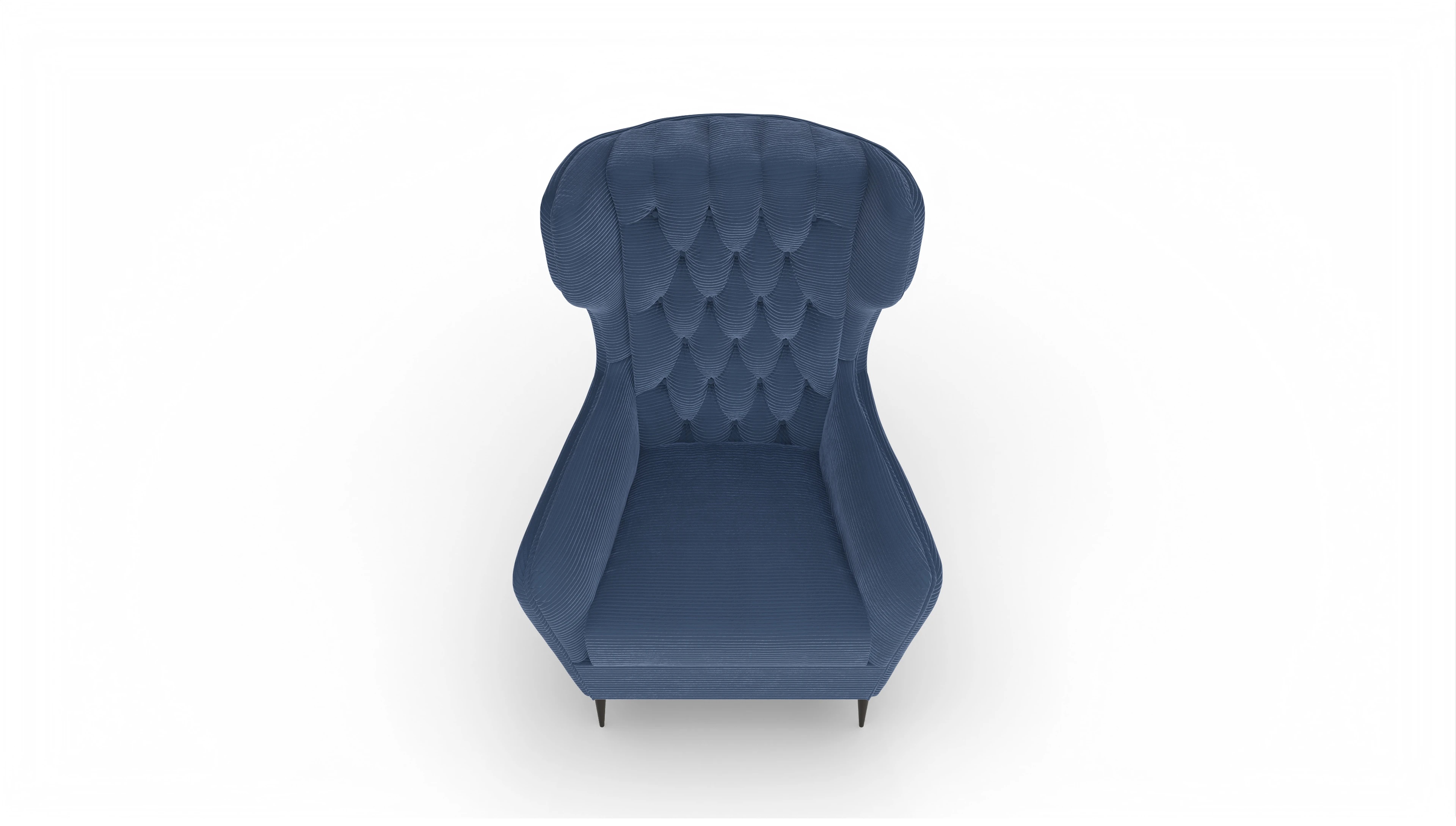 Ansicht des Produktes Neo Sessel in Cord blau