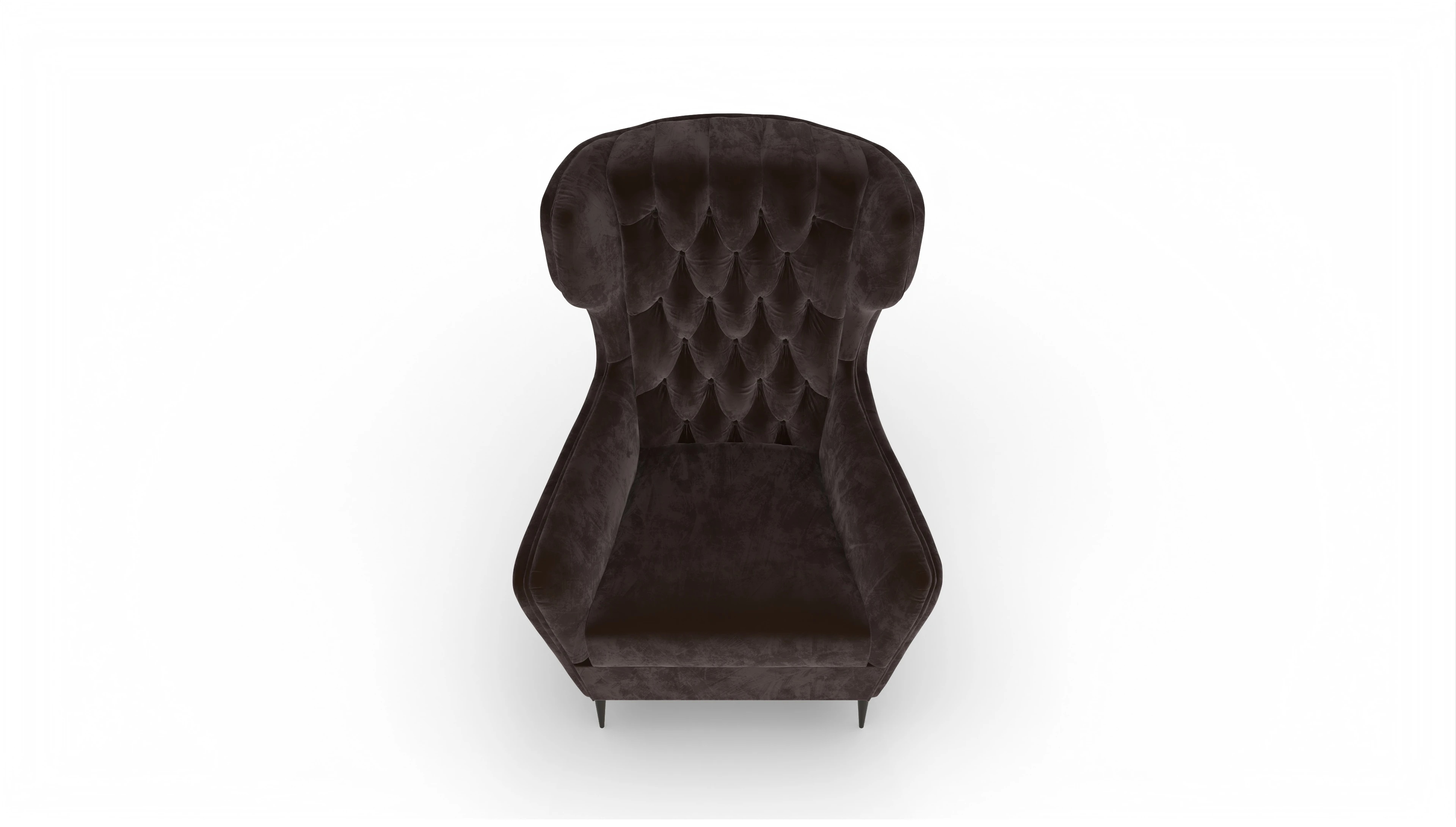 Ansicht des Produktes Neo Sessel in Samt braun