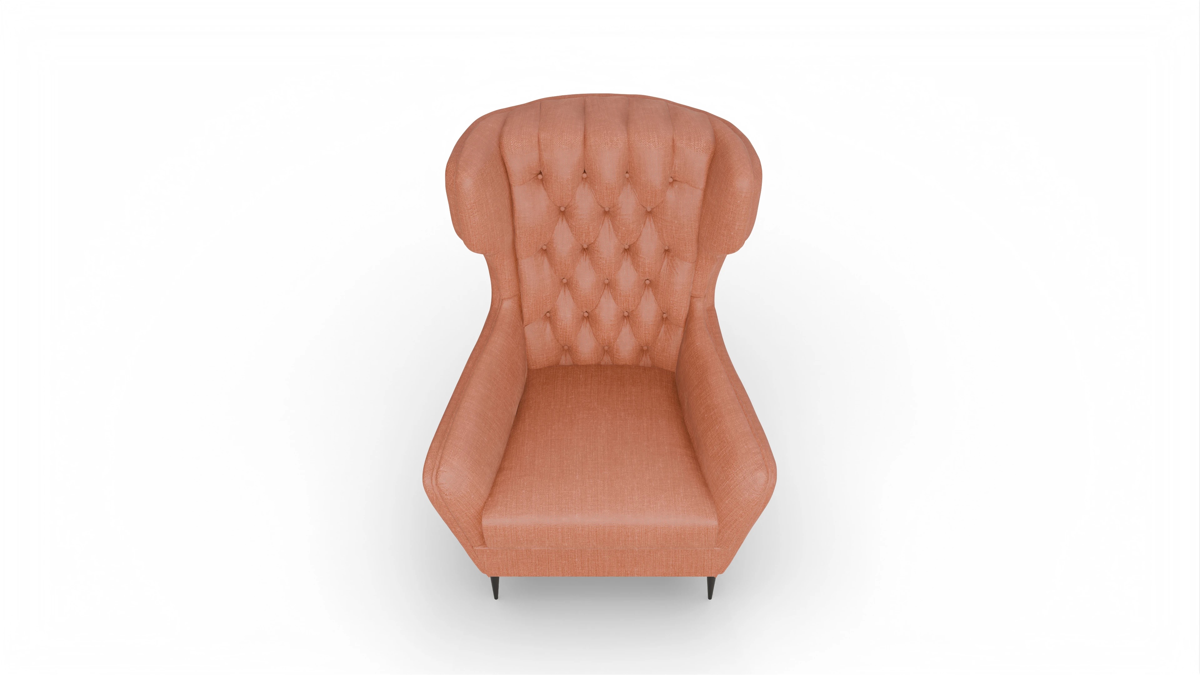 Ansicht des Produktes Neo Sessel in Stoff orange