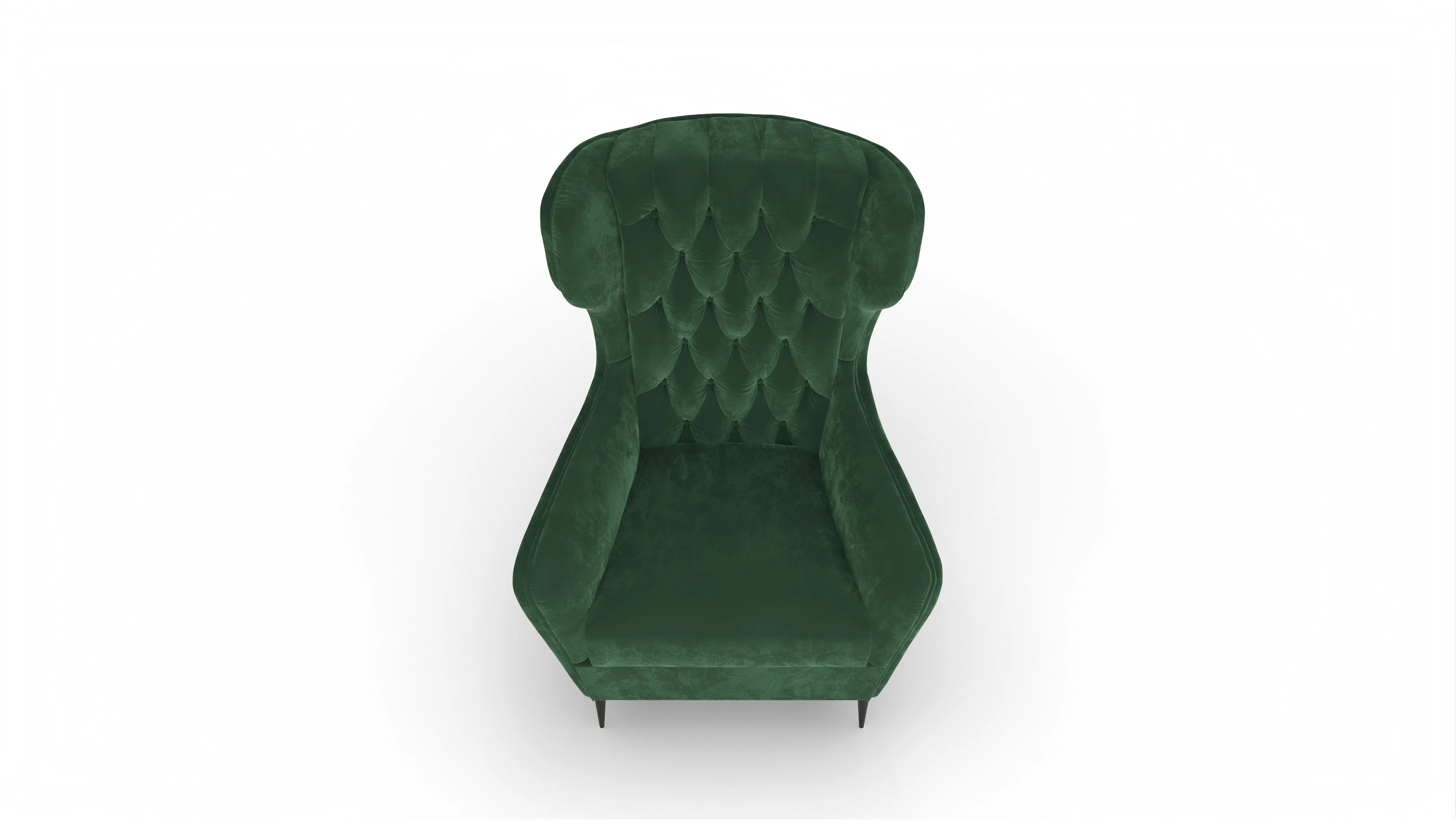 Ansicht des Produktes Neo Sessel in Samt grün