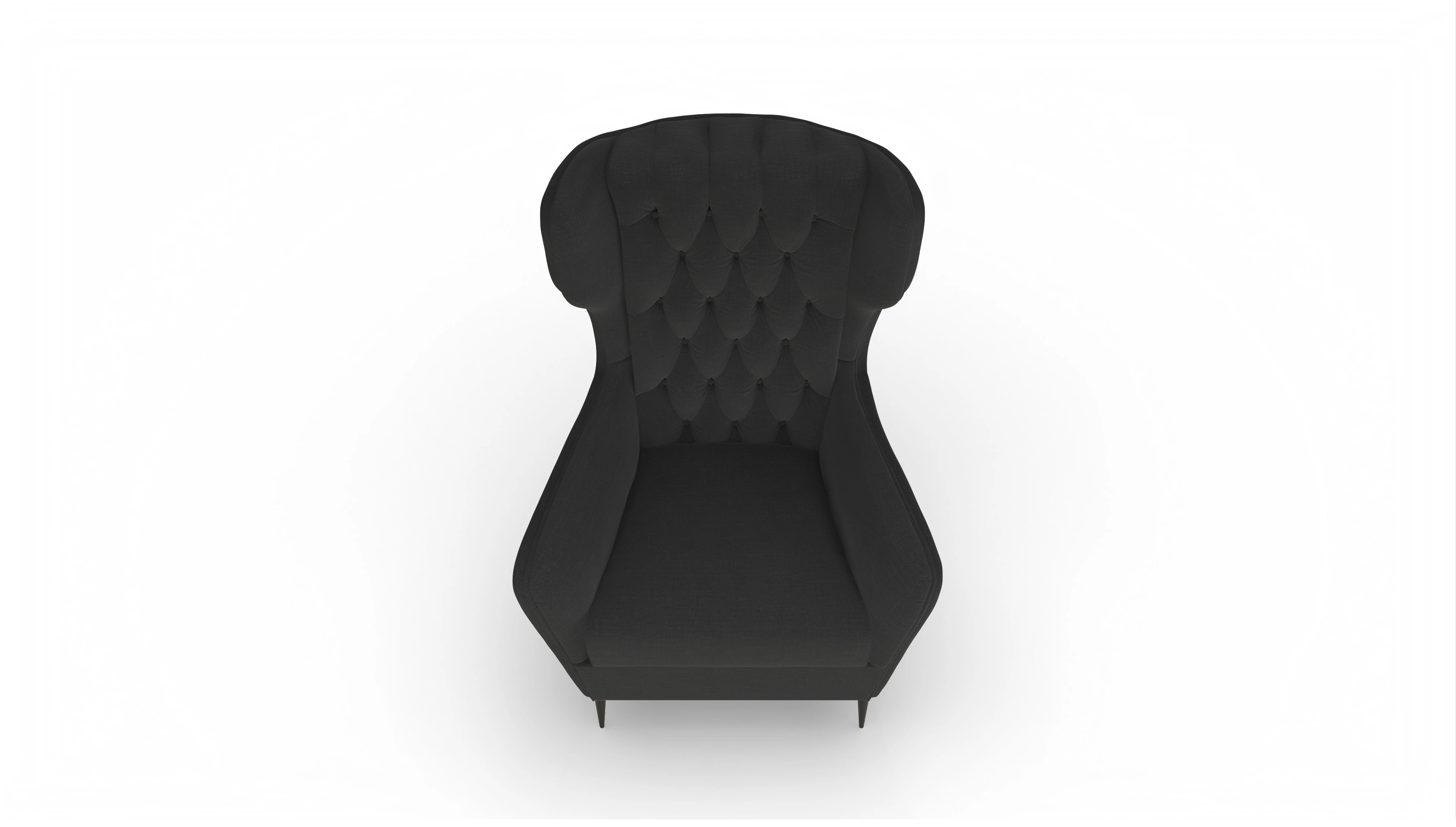 Ansicht des Produktes Neo Sessel in Stoff schwarz