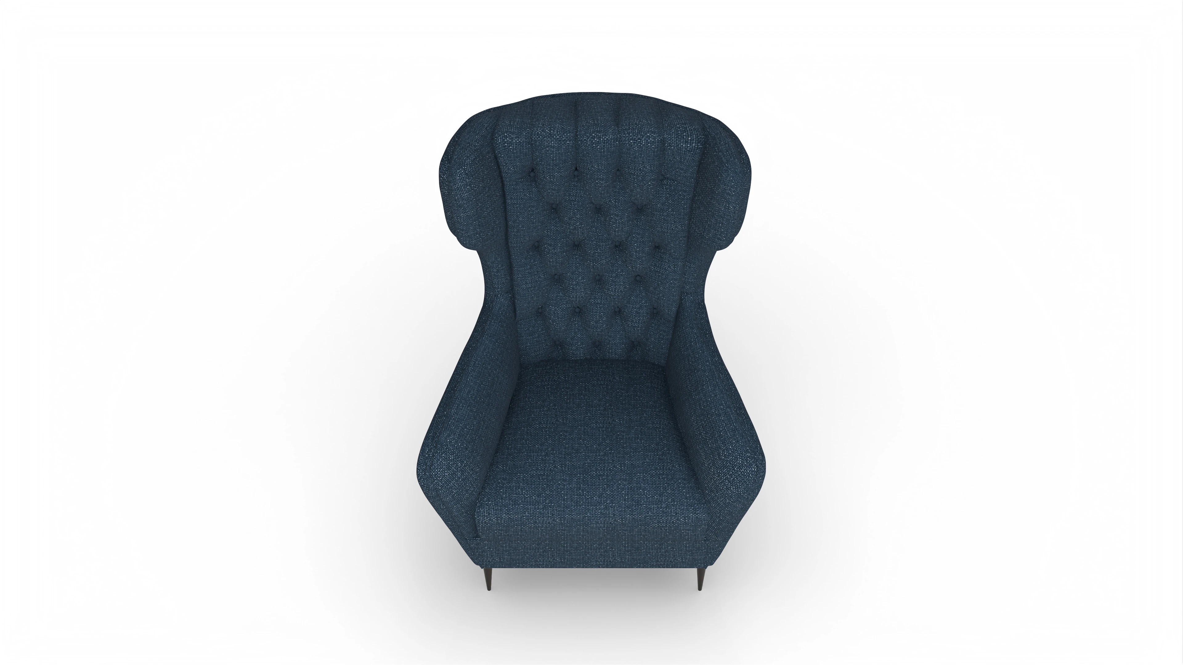 Ansicht des Produktes Neo Sessel in Stoff blau