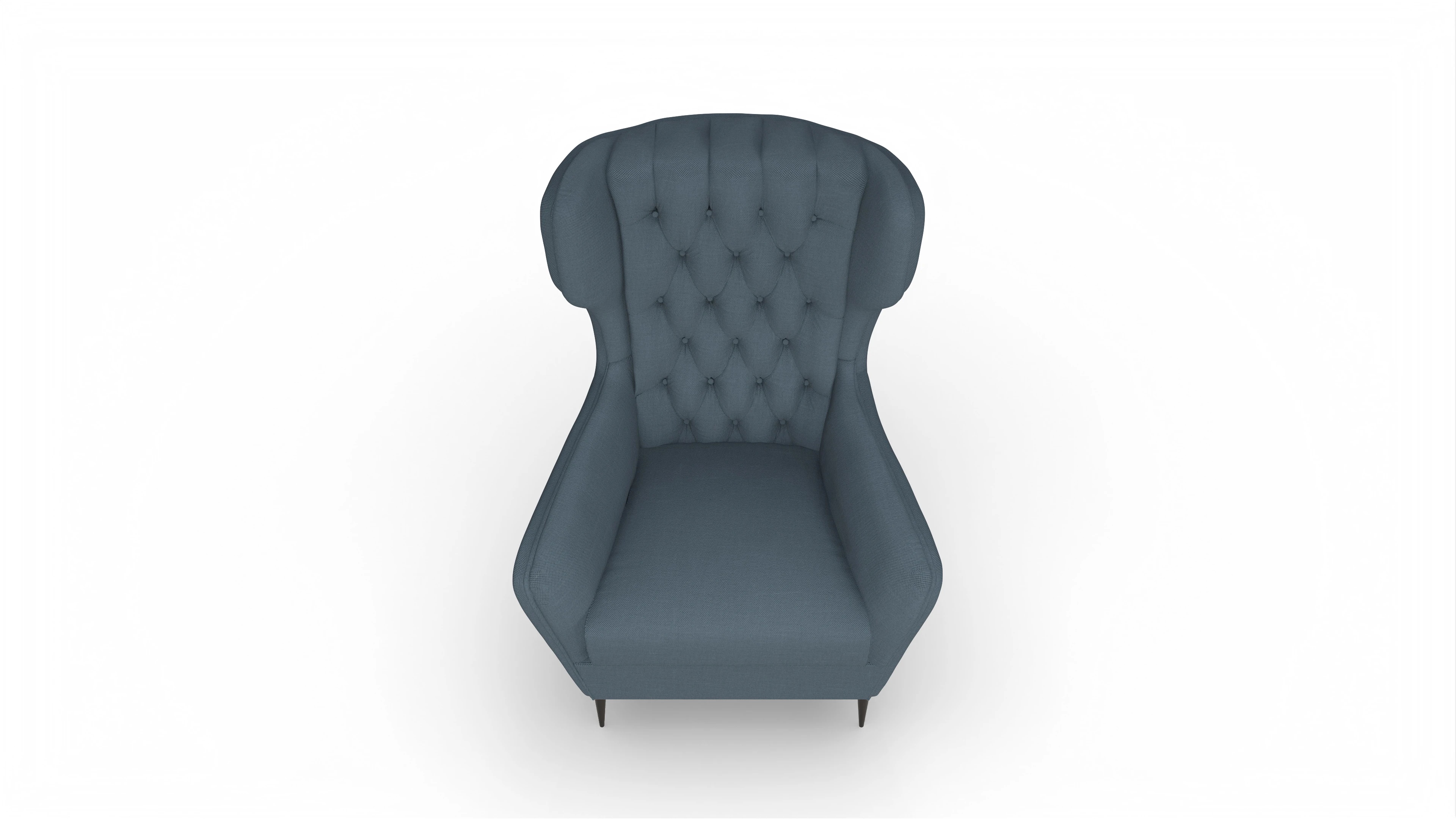 Ansicht des Produktes Neo Sessel in Stoff blau