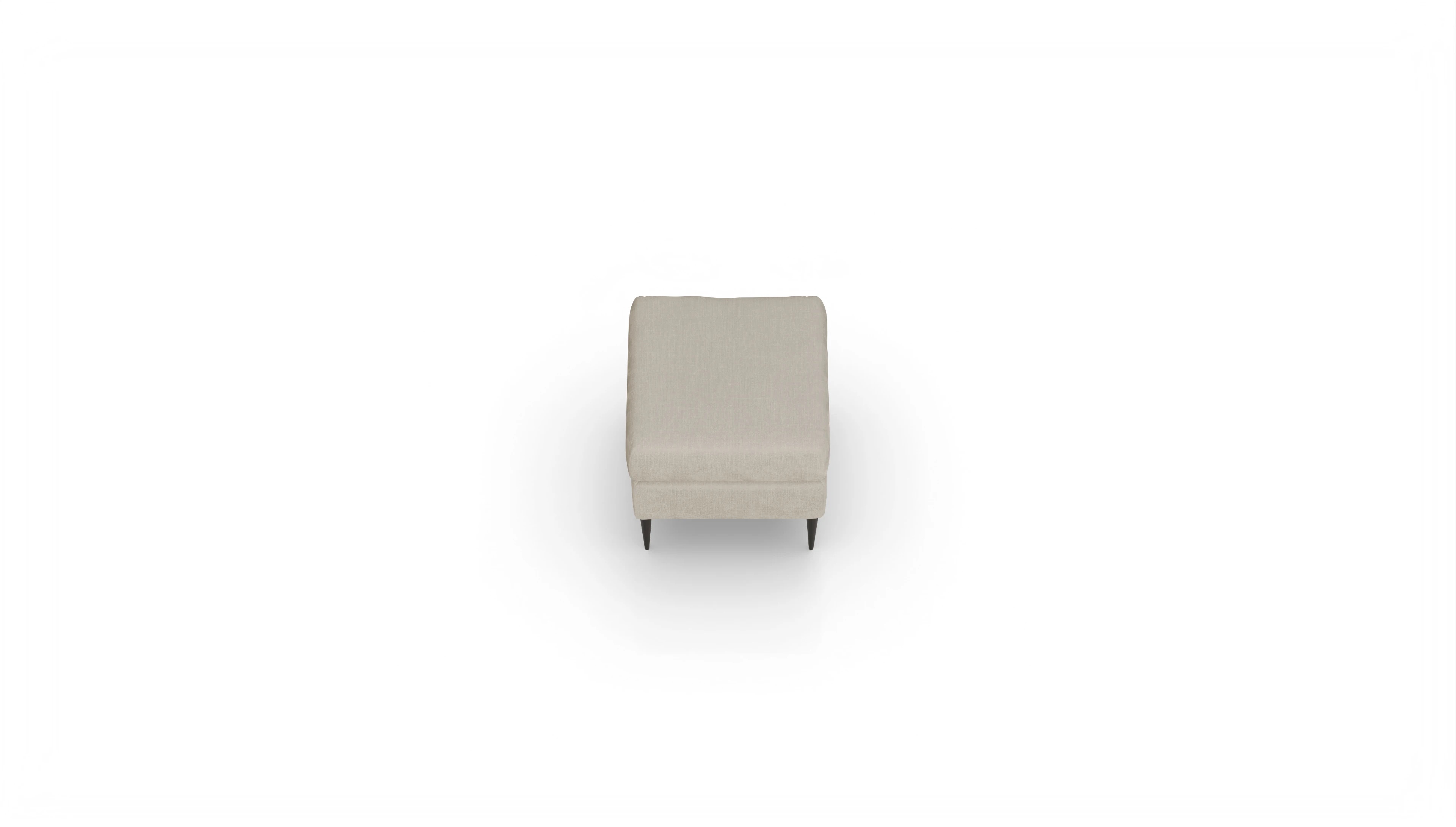 Ansicht des Produktes Neo Hocker in Stoff beige