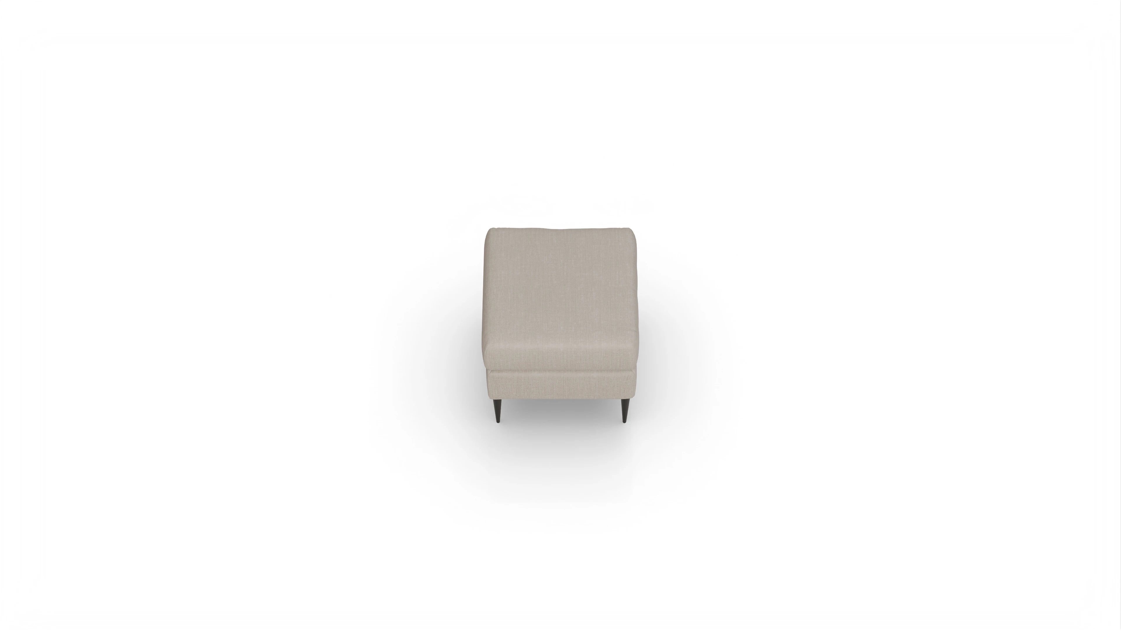 Ansicht des Produktes Neo Hocker in Stoff braun
