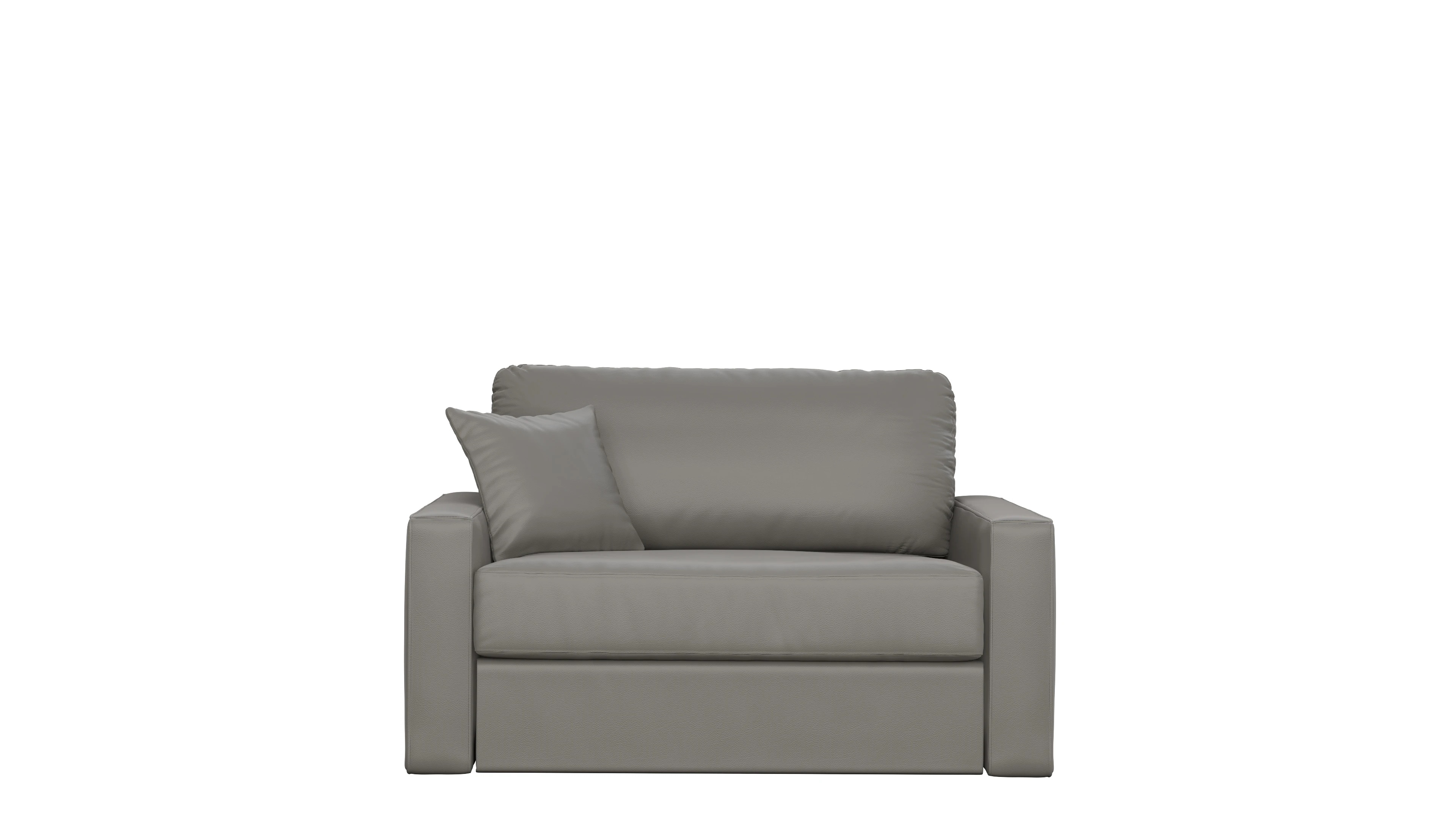 Ansicht des Produktes Christensen Sessel in Leder grau