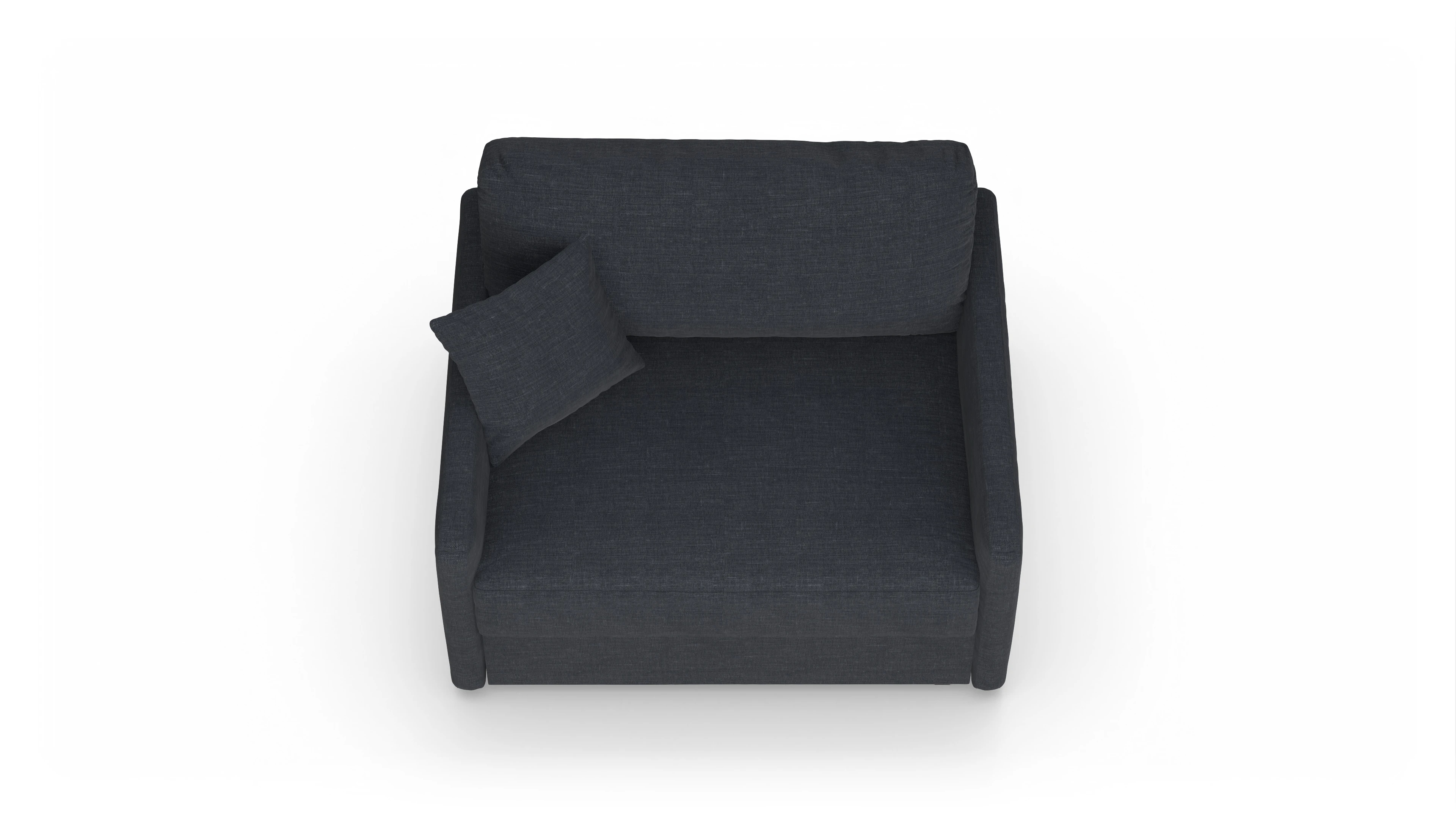 Ansicht des Produktes Karlstad Sessel in Stoff blau