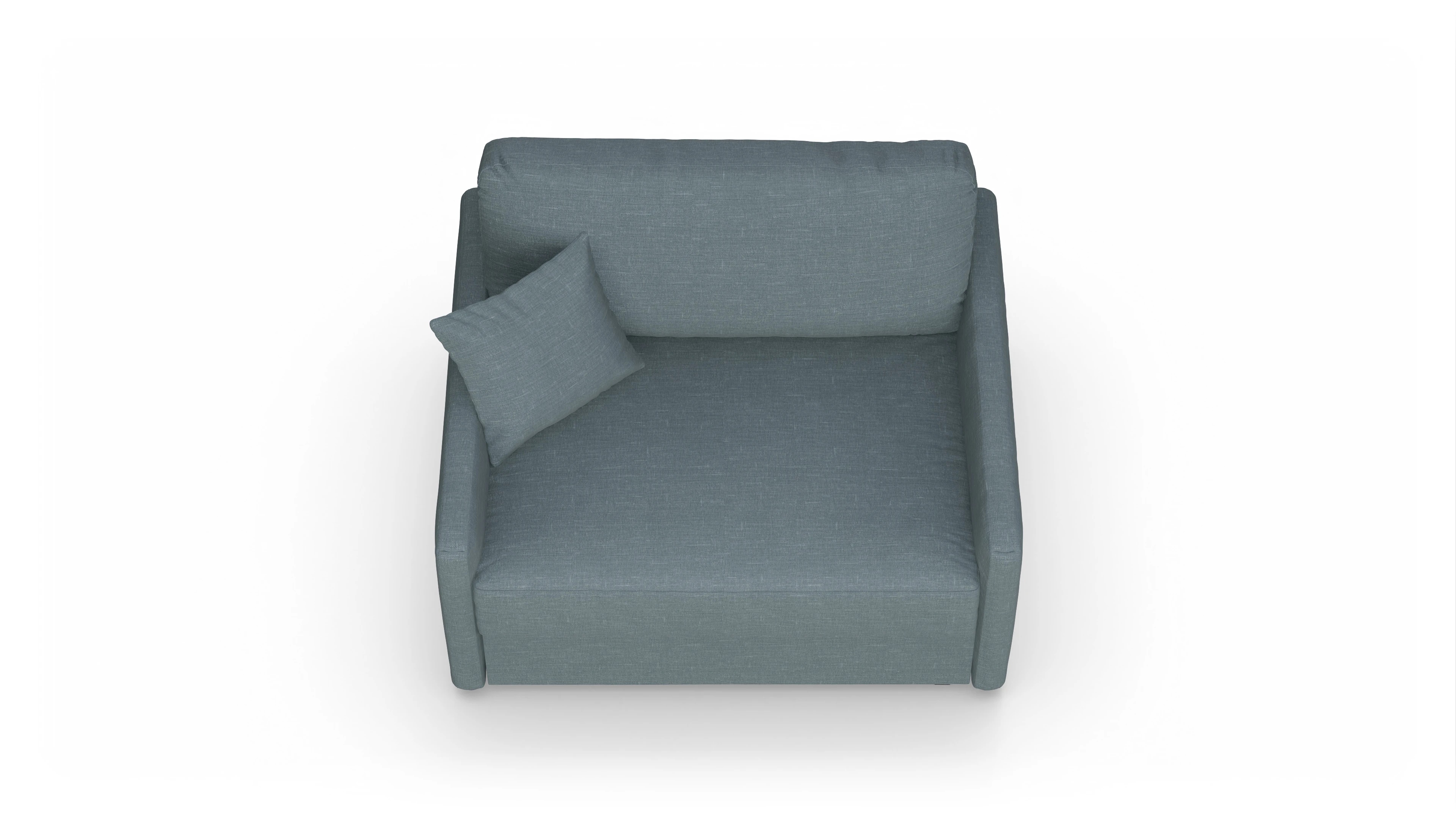 Ansicht des Produktes Karlstad Sessel in Stoff blau