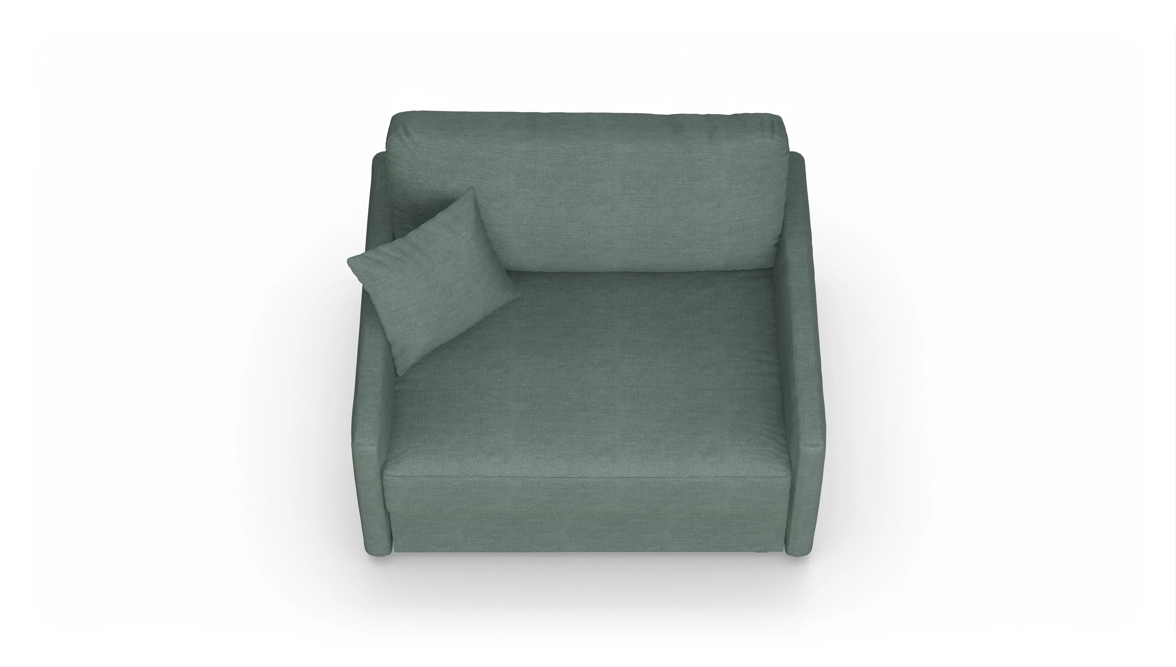 Ansicht des Produktes Karlstad Sessel in Stoff grün