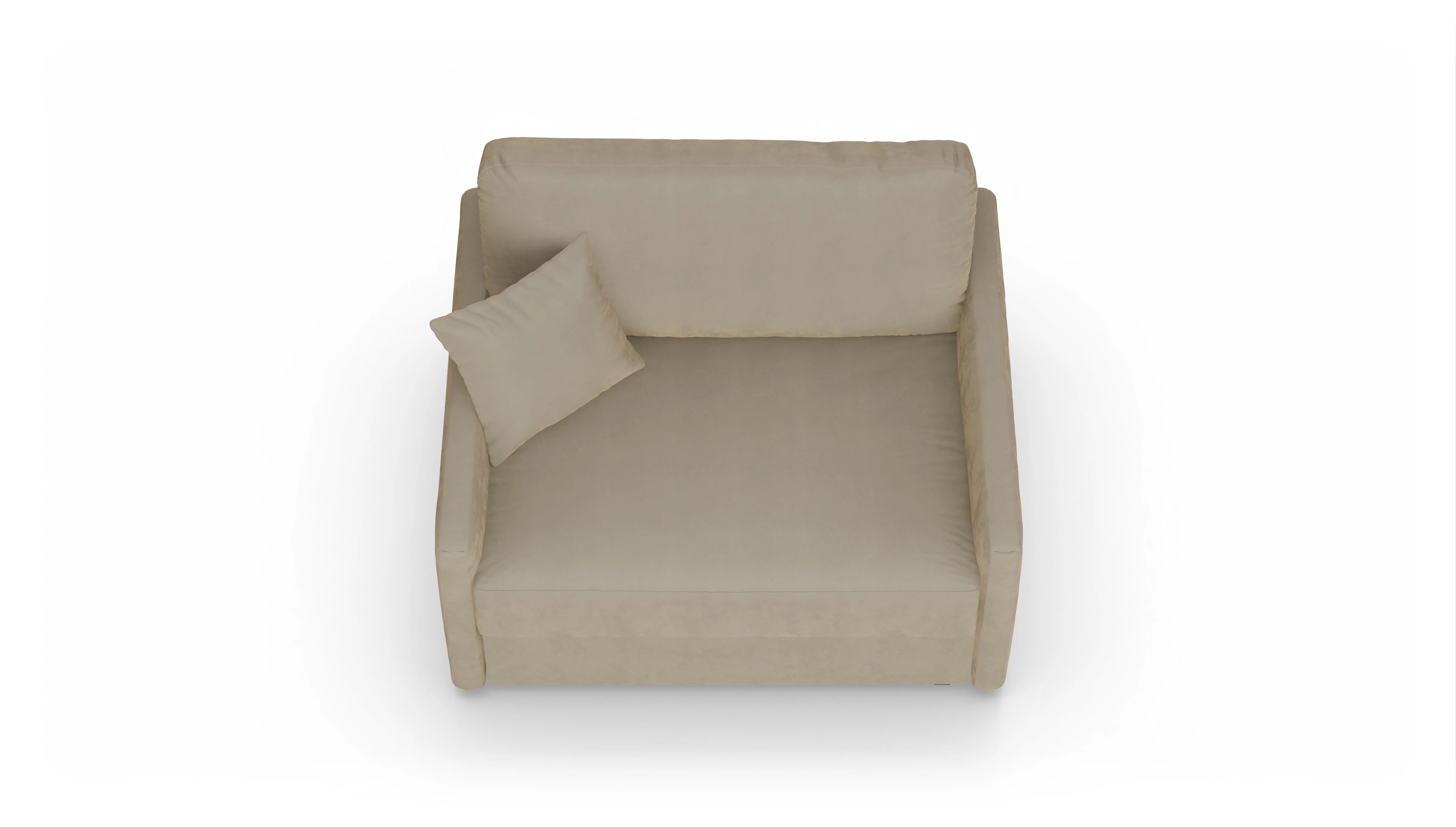 Ansicht des Produktes Karlstad Sessel in Samt beige