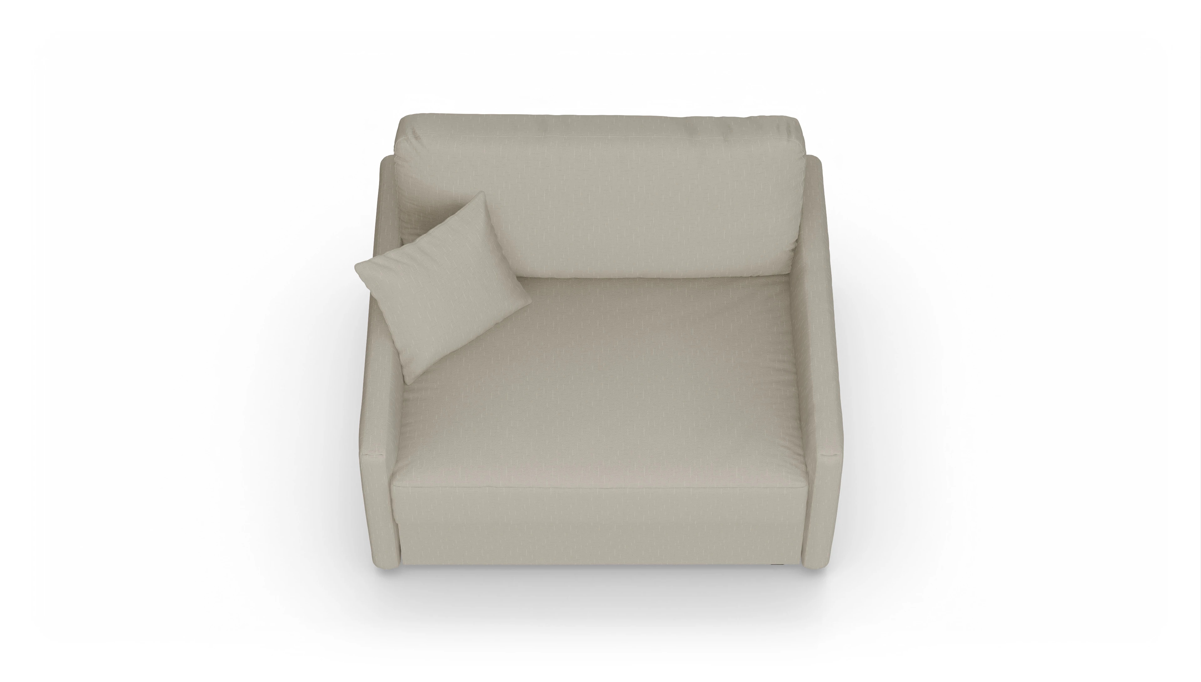 Ansicht des Produktes Karlstad Sessel in Stoff weiß