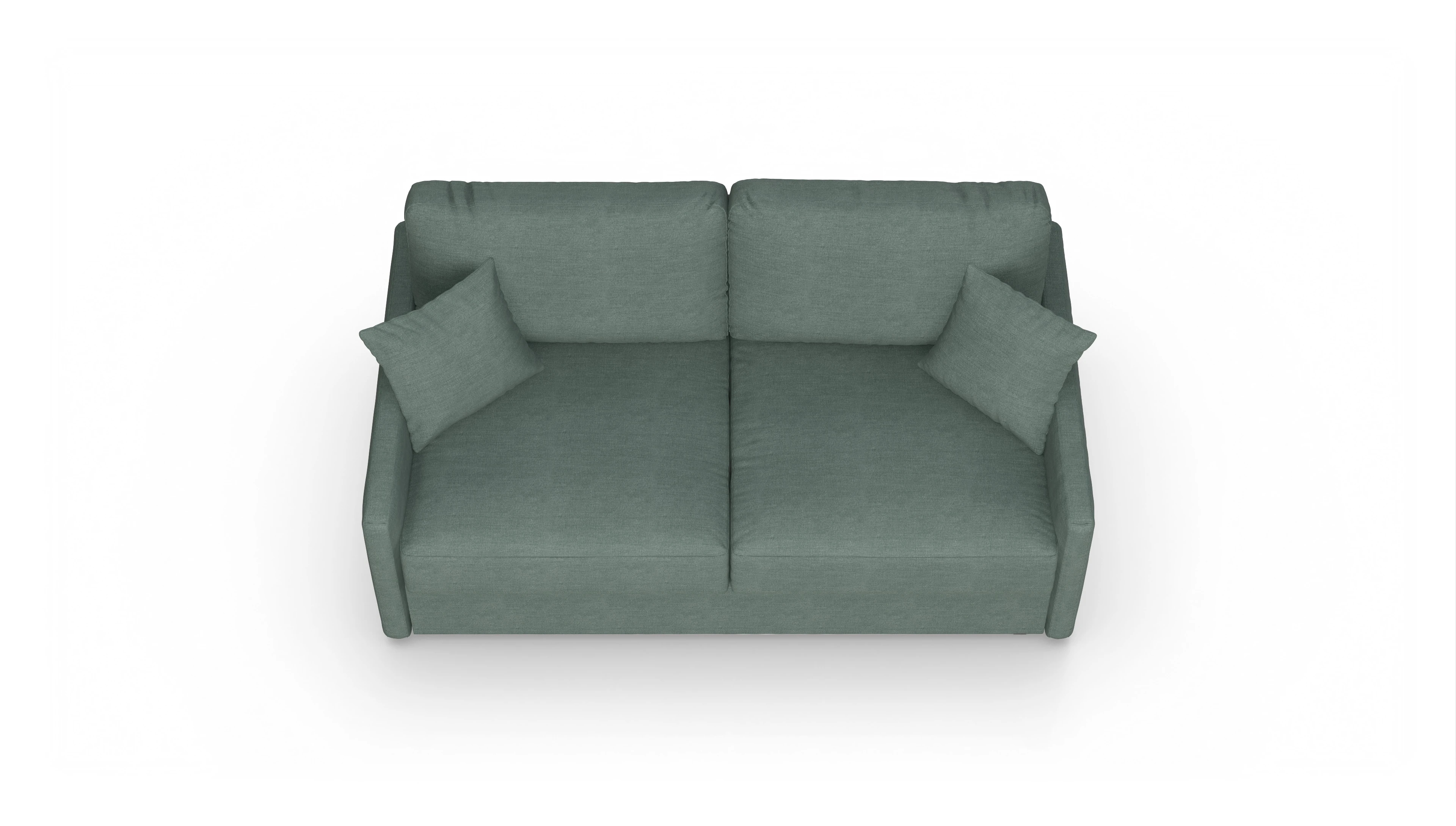Ansicht des Produktes Karlstad 3-Sitzer in Stoff grün