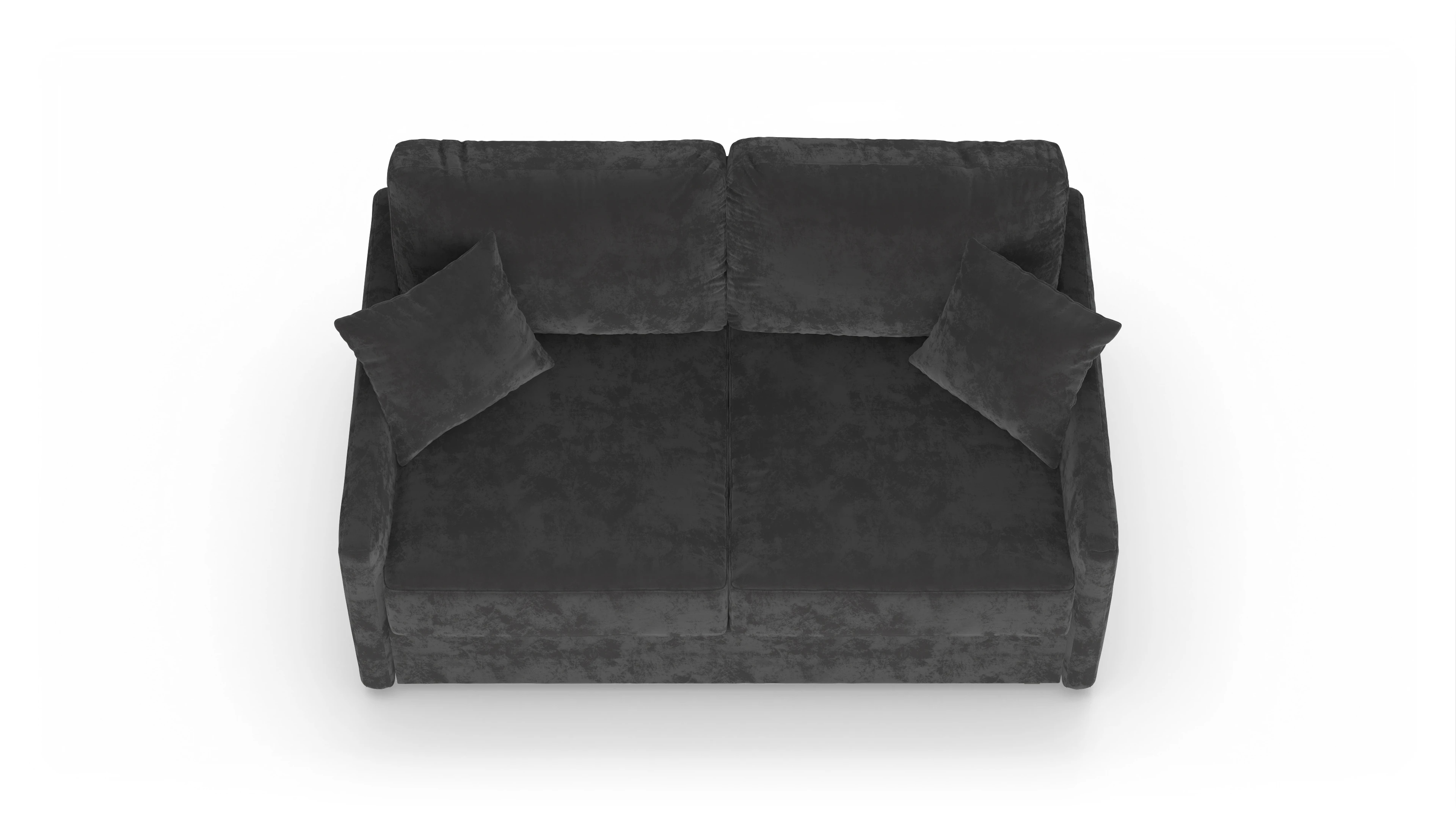 Ansicht des Produktes Karlstad 2-Sitzer in Samt schwarz