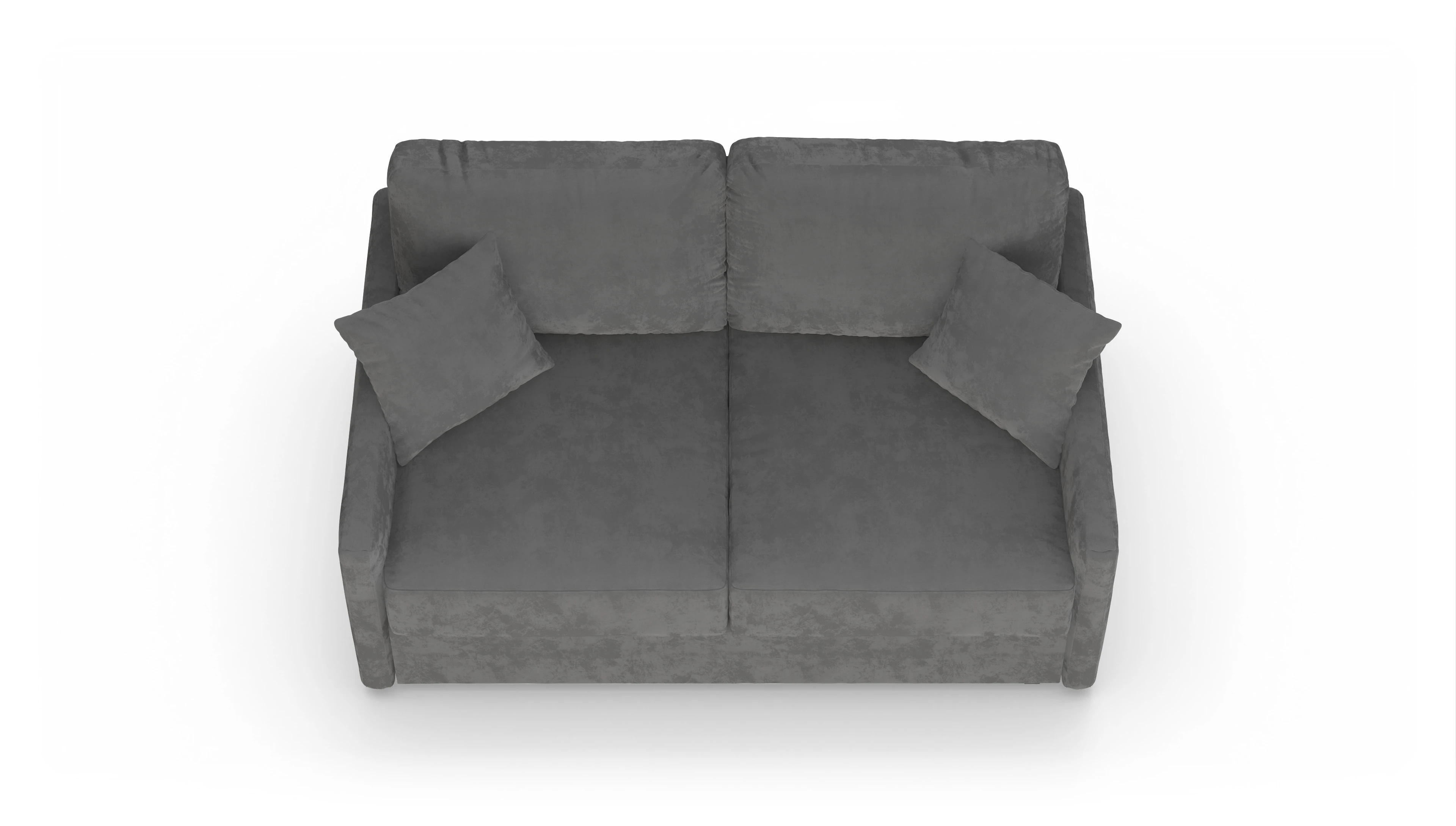 Ansicht des Produktes Karlstad 2-Sitzer in Samt grau