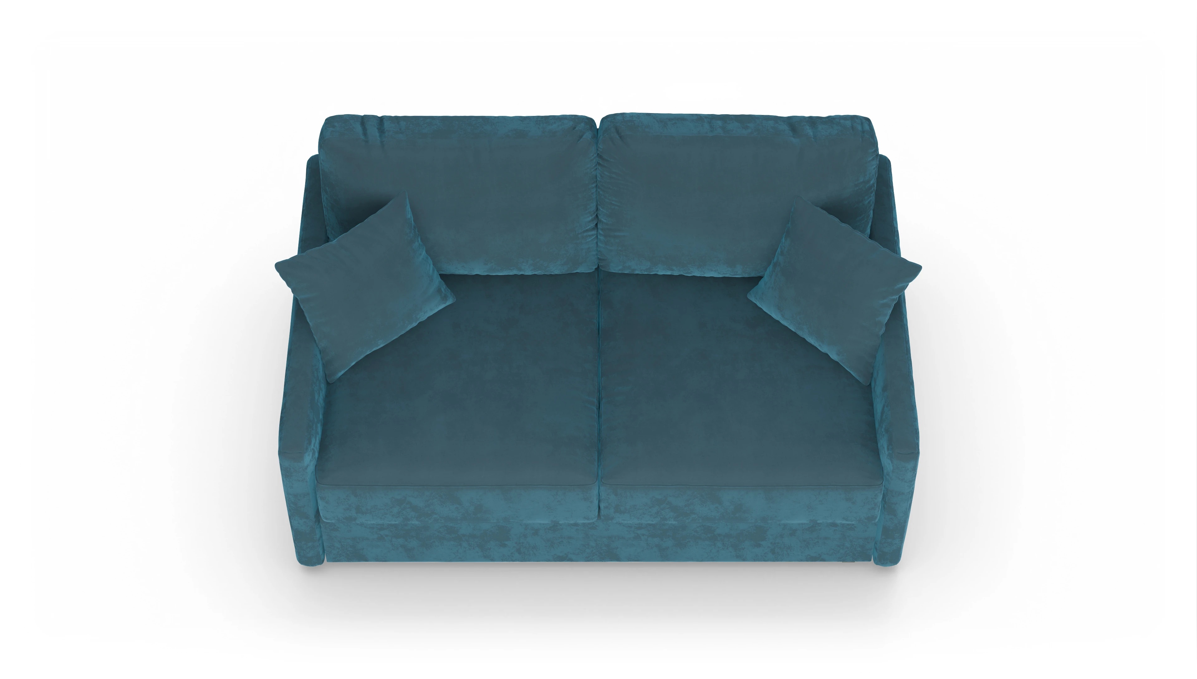 Ansicht des Produktes Karlstad 2-Sitzer in Samt blau