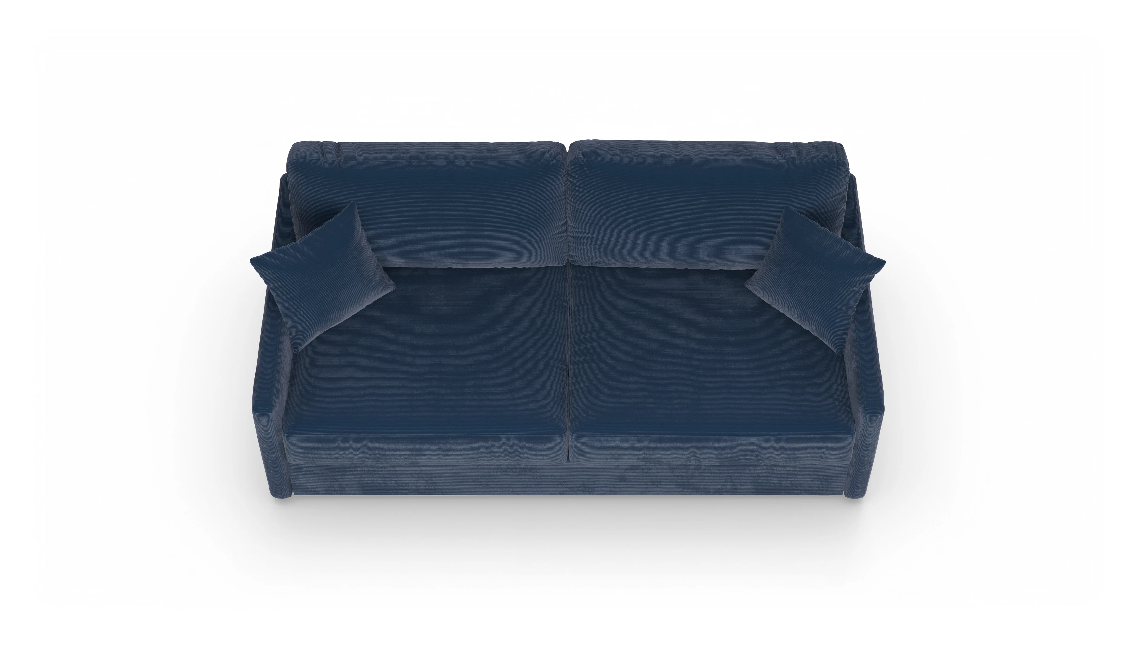 Ansicht des Produktes Karlstad 4-Sitzer in Cord blau