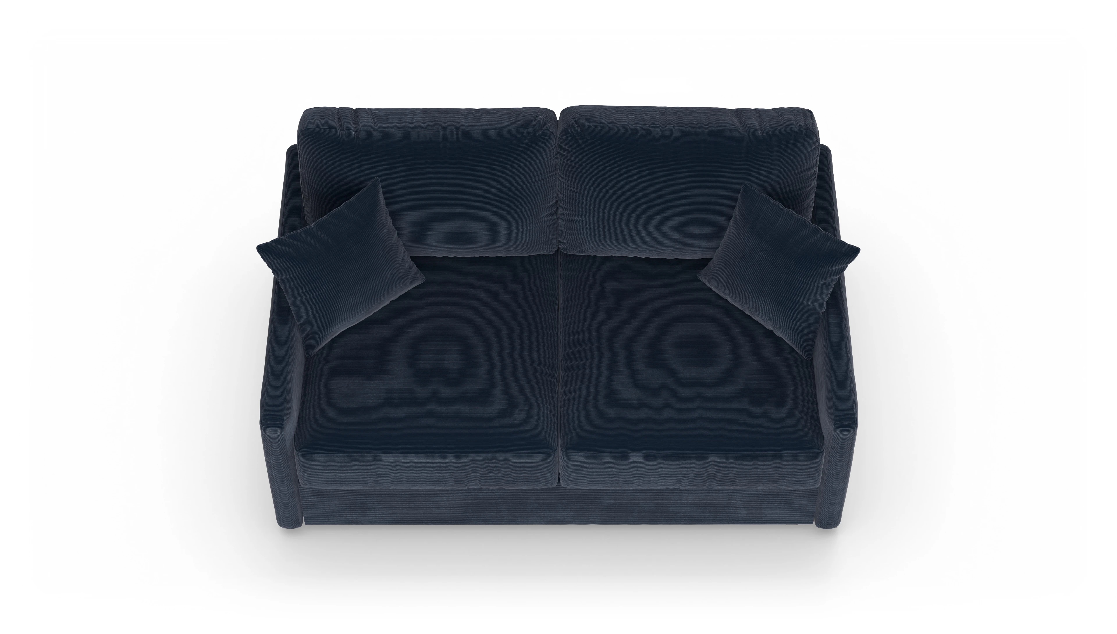 Ansicht des Produktes Karlstad 2-Sitzer in Cord blau