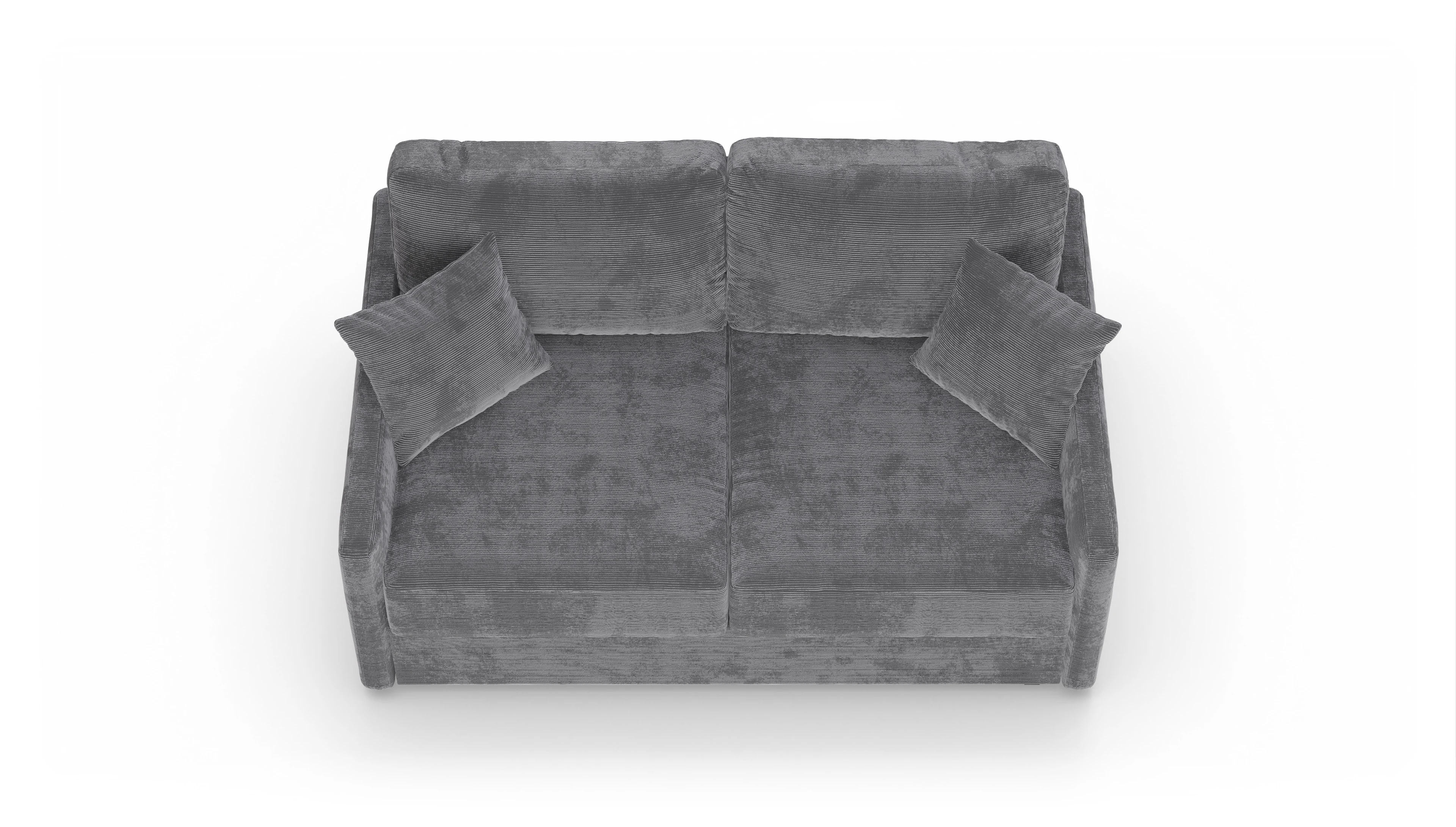 Ansicht des Produktes Karlstad 2-Sitzer in Cord grau