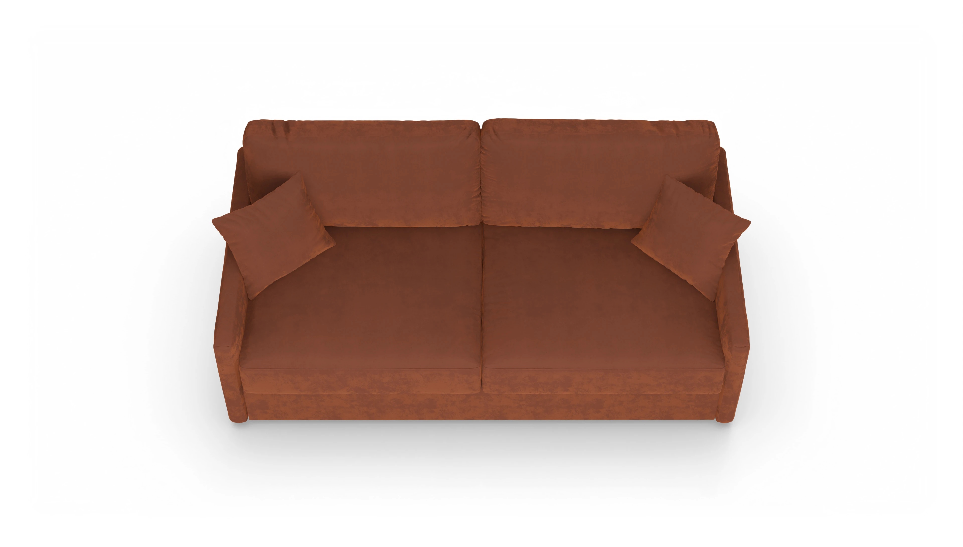 Ansicht des Produktes Karlstad 4-Sitzer in Samt orange