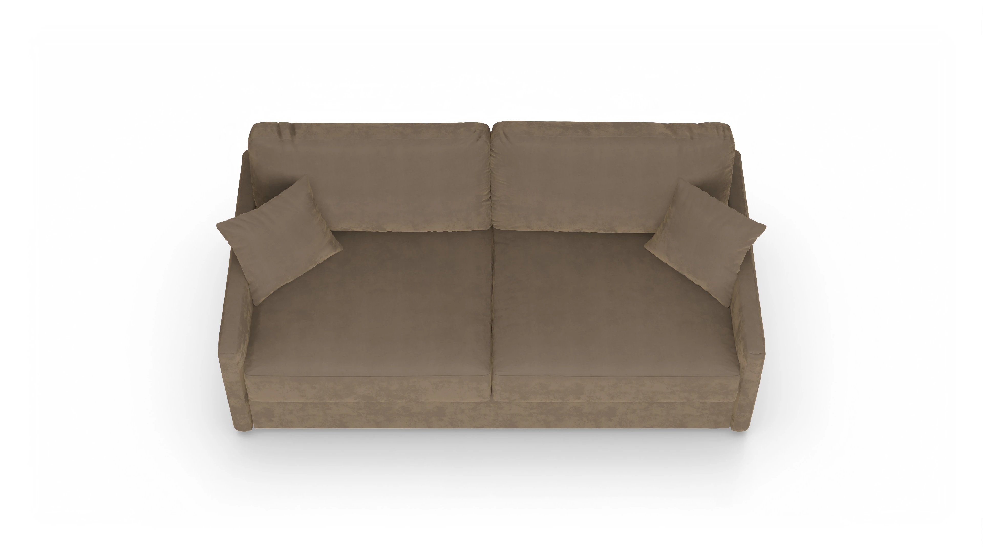 Ansicht des Produktes Karlstad 4-Sitzer in Samt braun