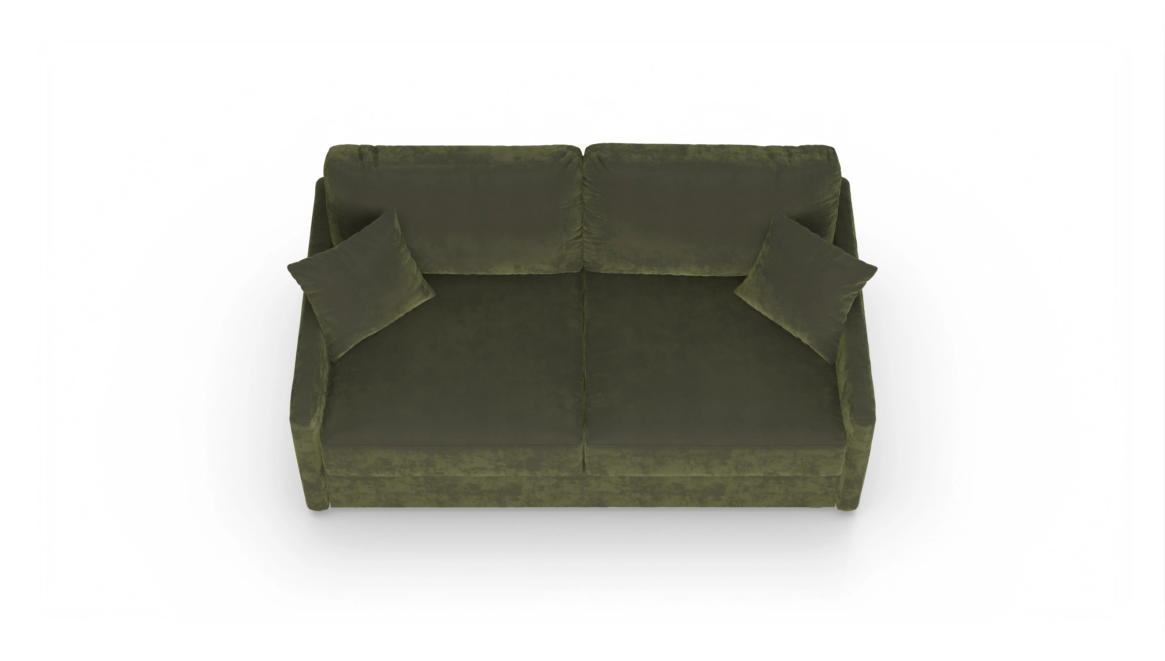 Ansicht des Produktes Karlstad 3-Sitzer in Samt grün