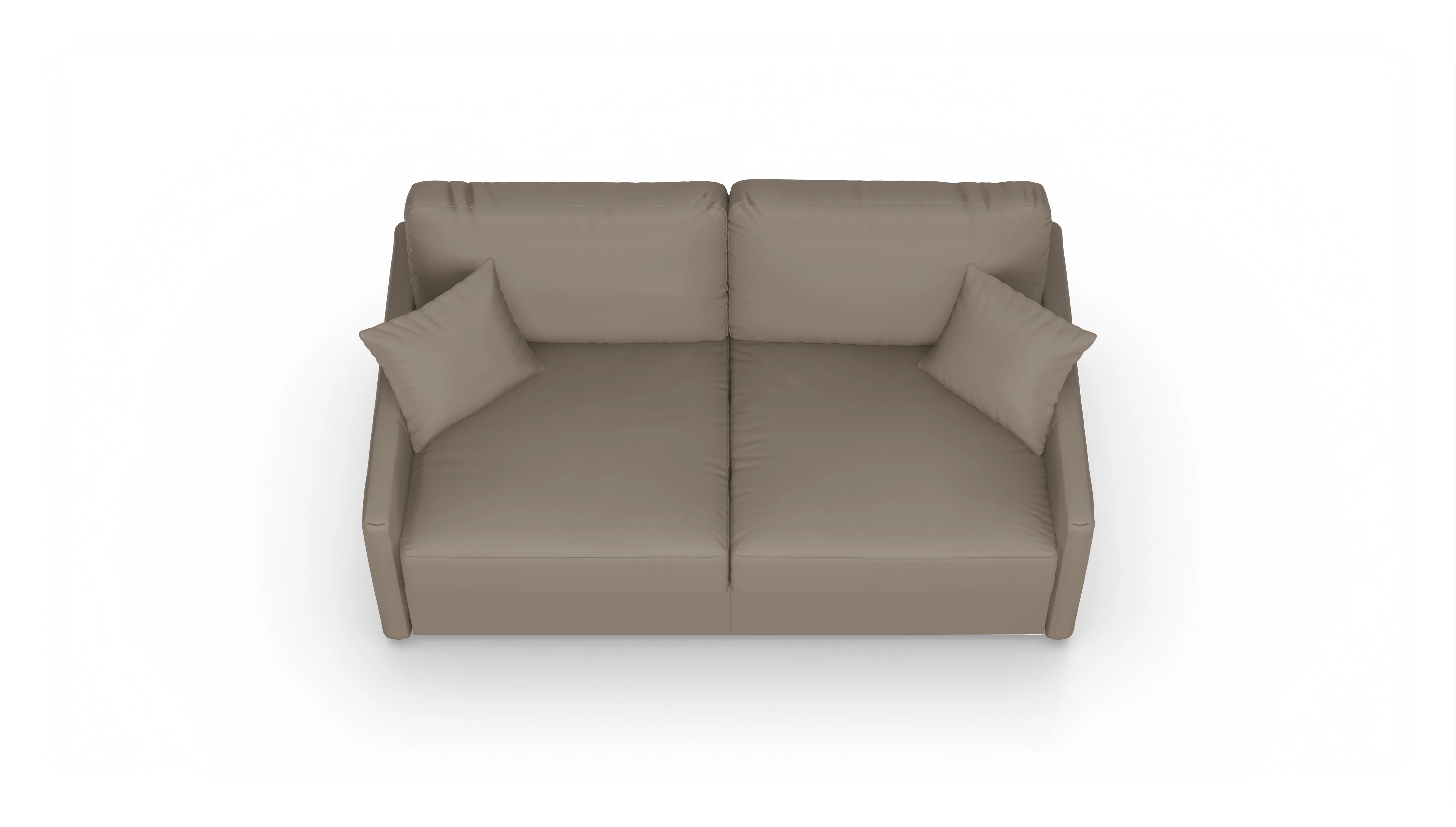 Ansicht des Produktes Karlstad 3-Sitzer in Leder beige