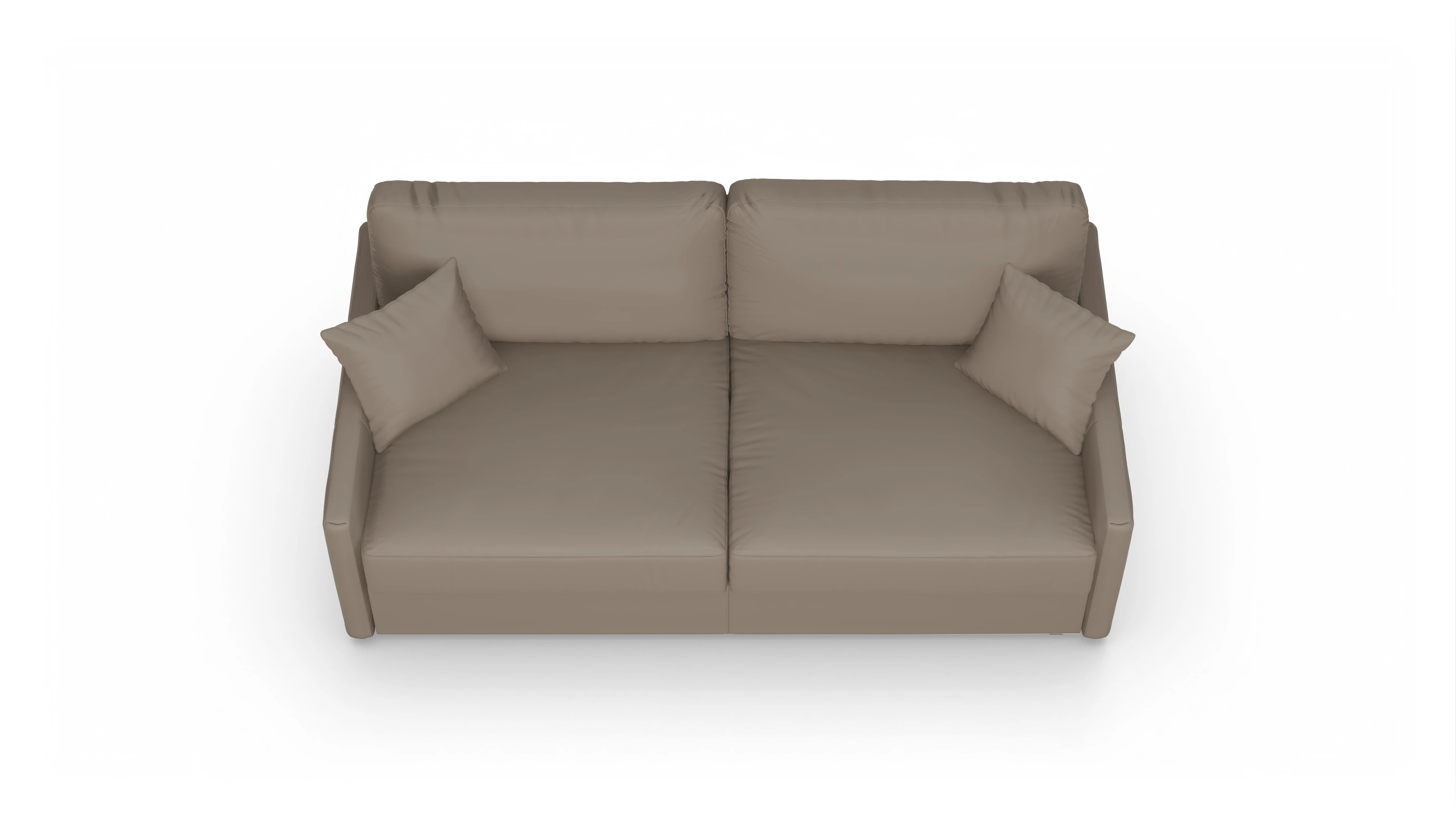 Ansicht des Produktes Karlstad 4-Sitzer in Leder beige