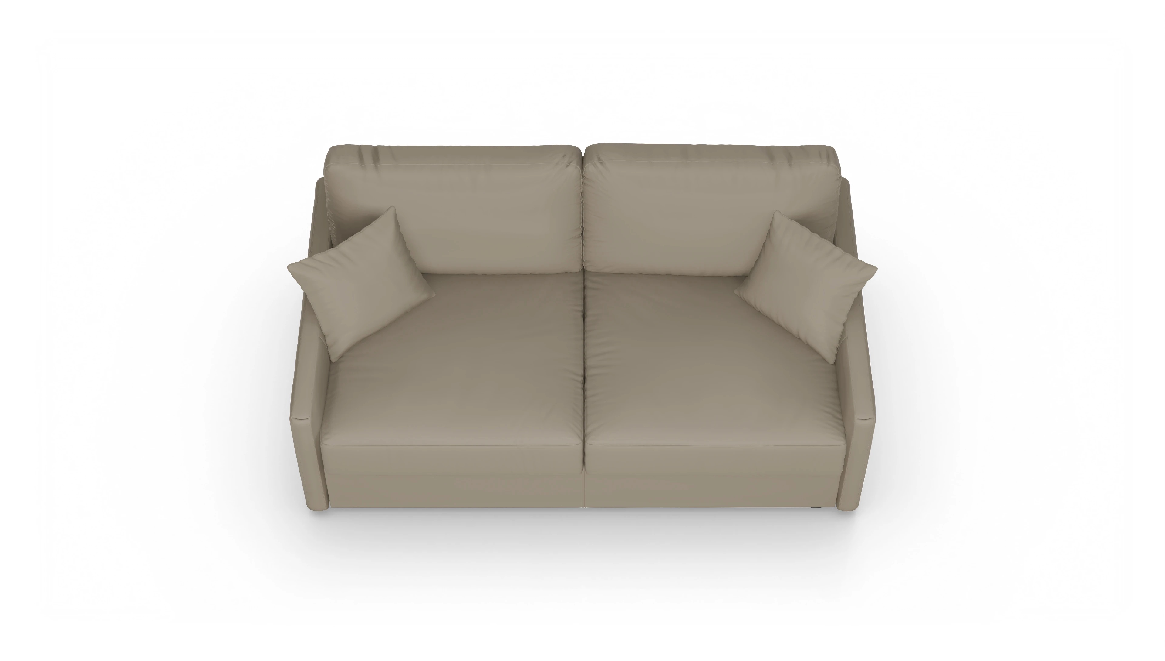 Ansicht des Produktes Karlstad 3-Sitzer in Leder beige