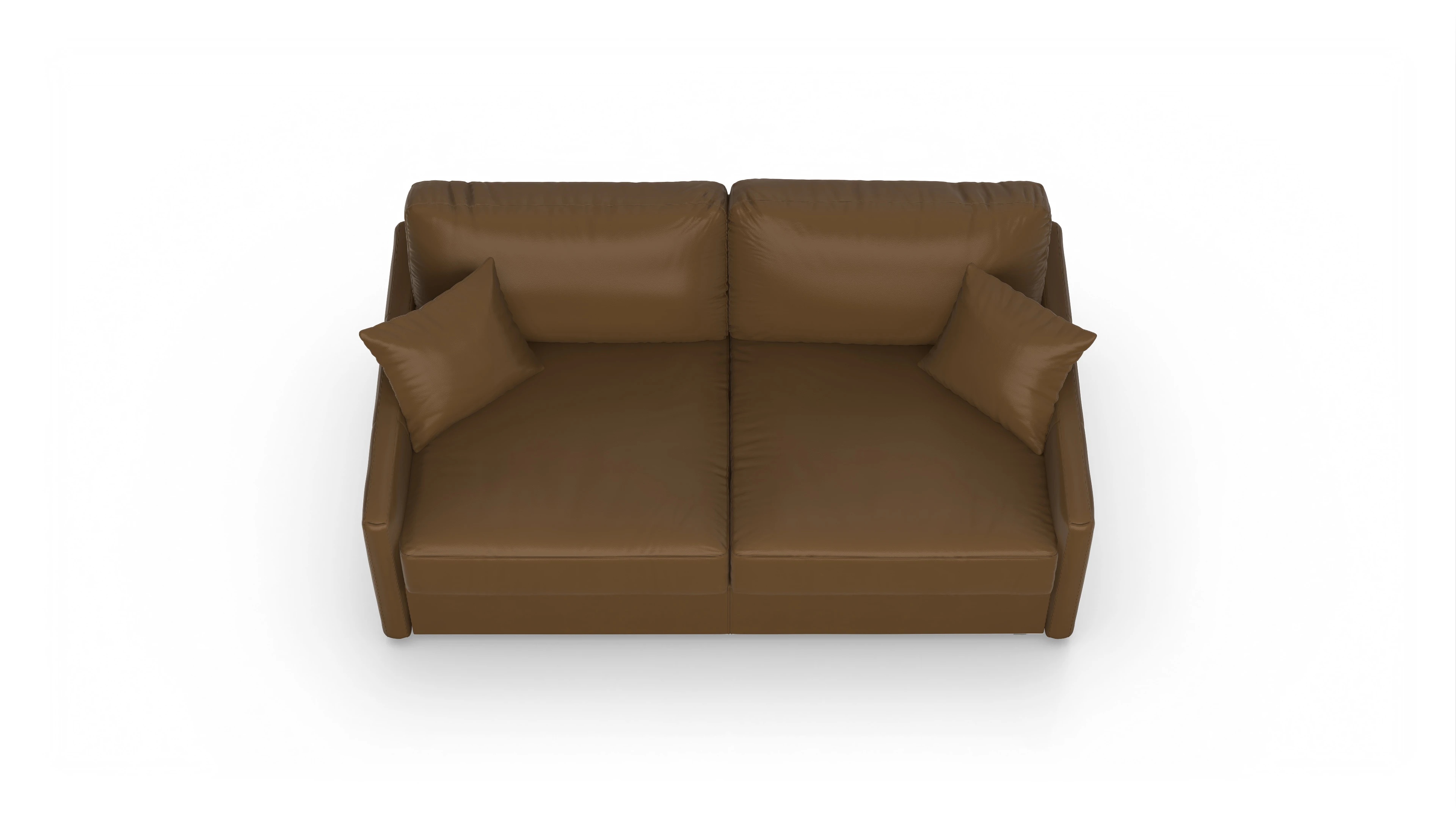 Ansicht des Produktes Karlstad 3-Sitzer in Leder braun