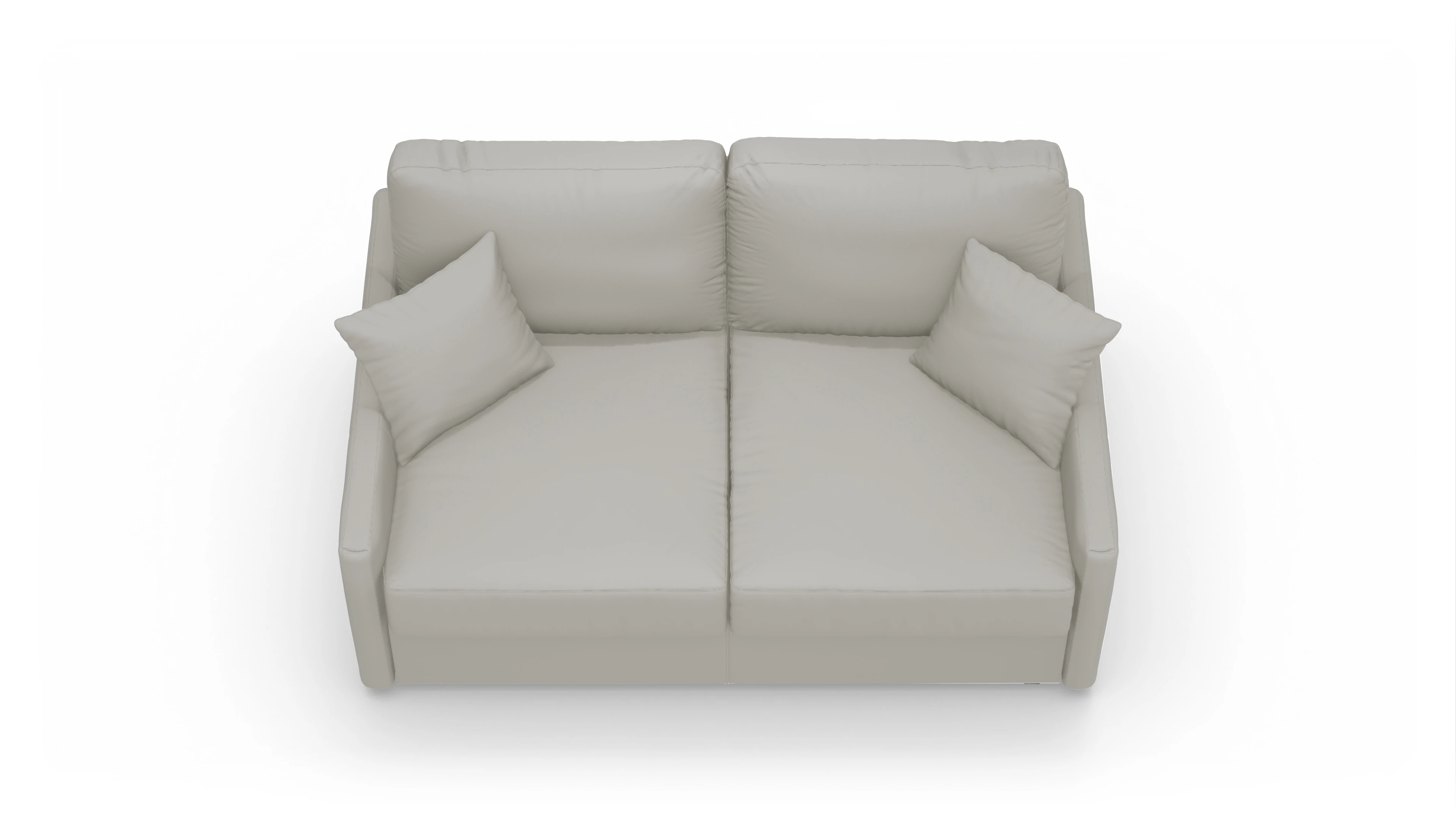 Ansicht des Produktes Karlstad 2-Sitzer in Leder beige