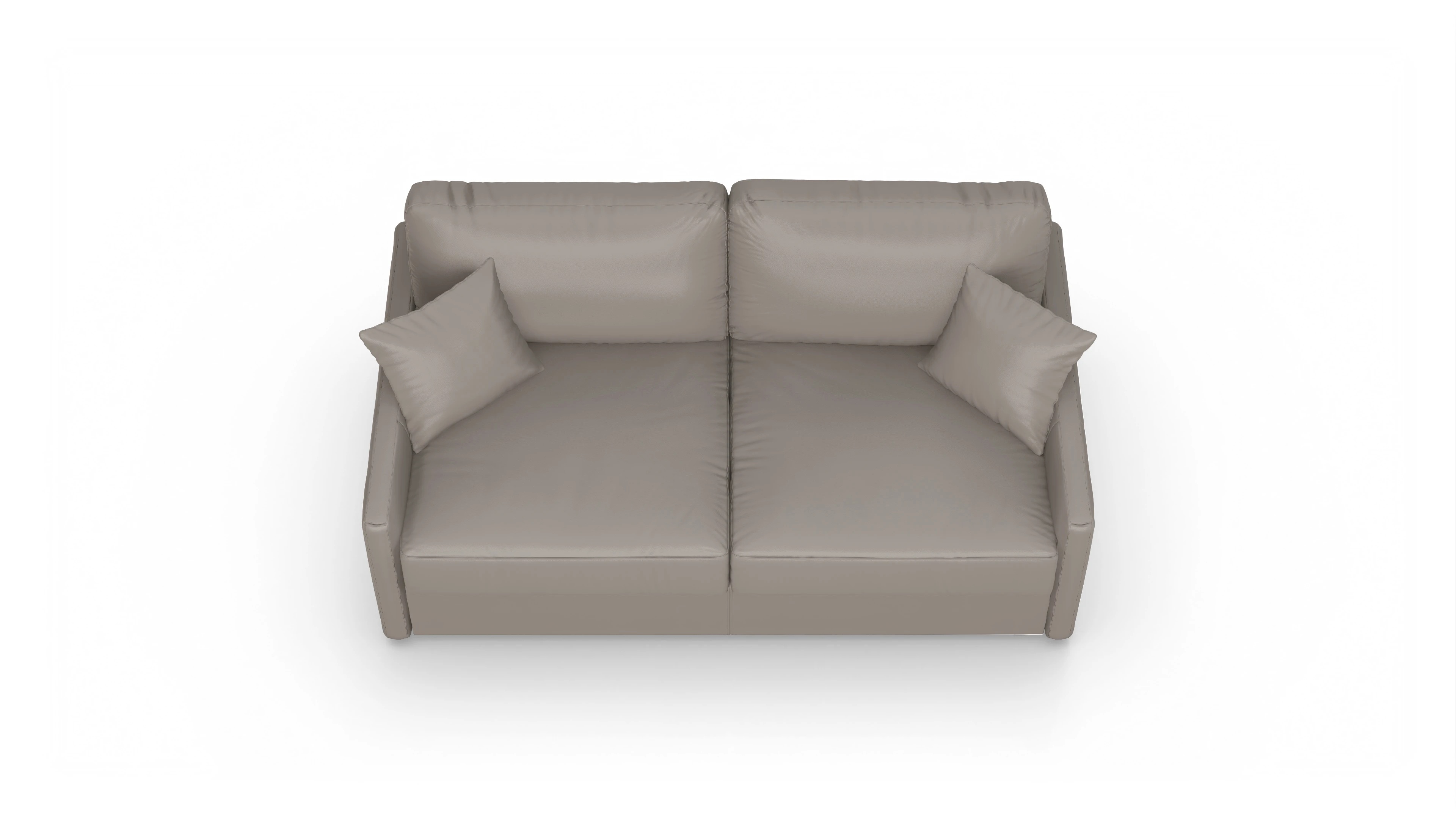 Ansicht des Produktes Karlstad 3-Sitzer in Leder beige