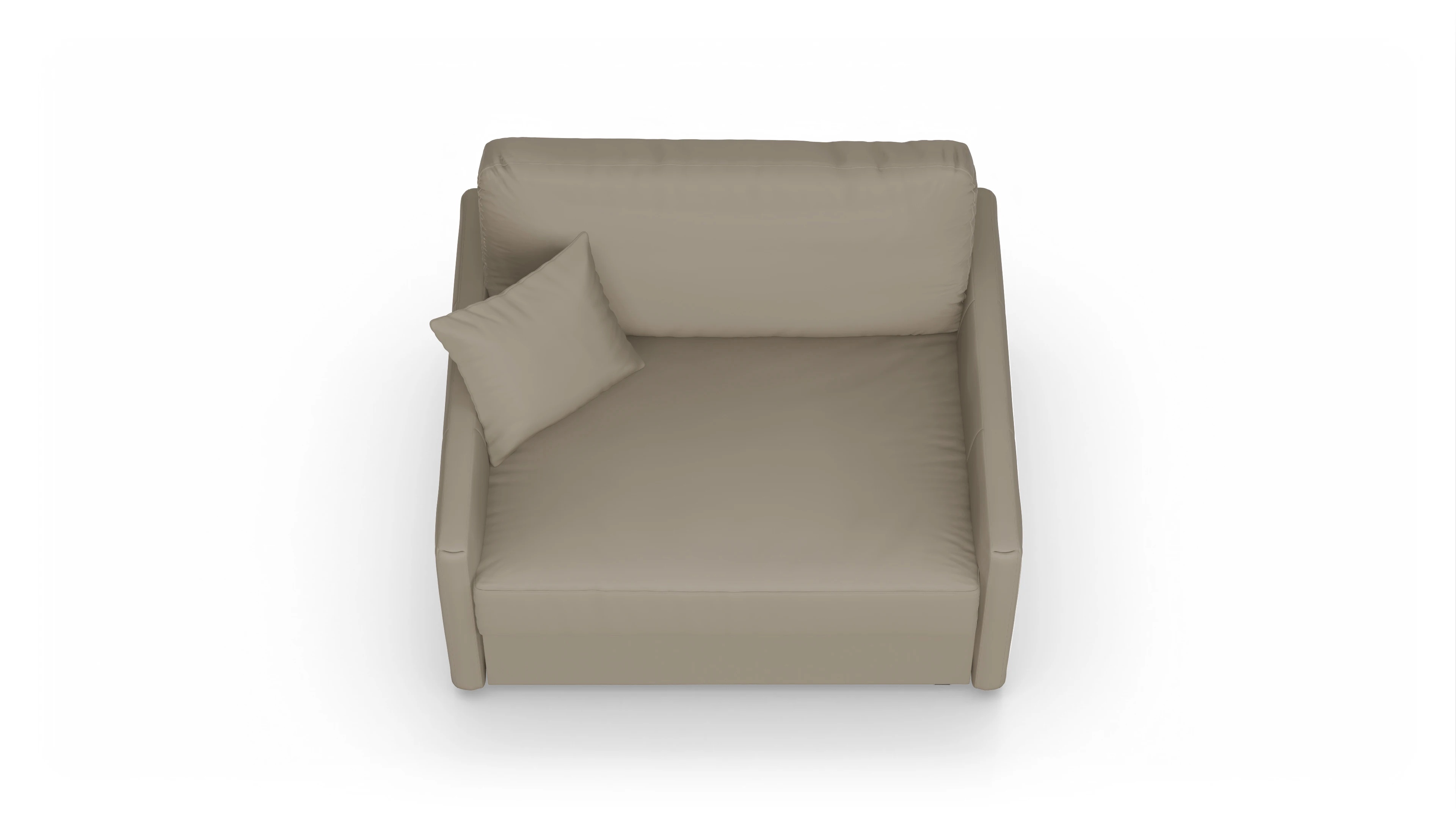 Ansicht des Produktes Karlstad Sessel in Leder beige