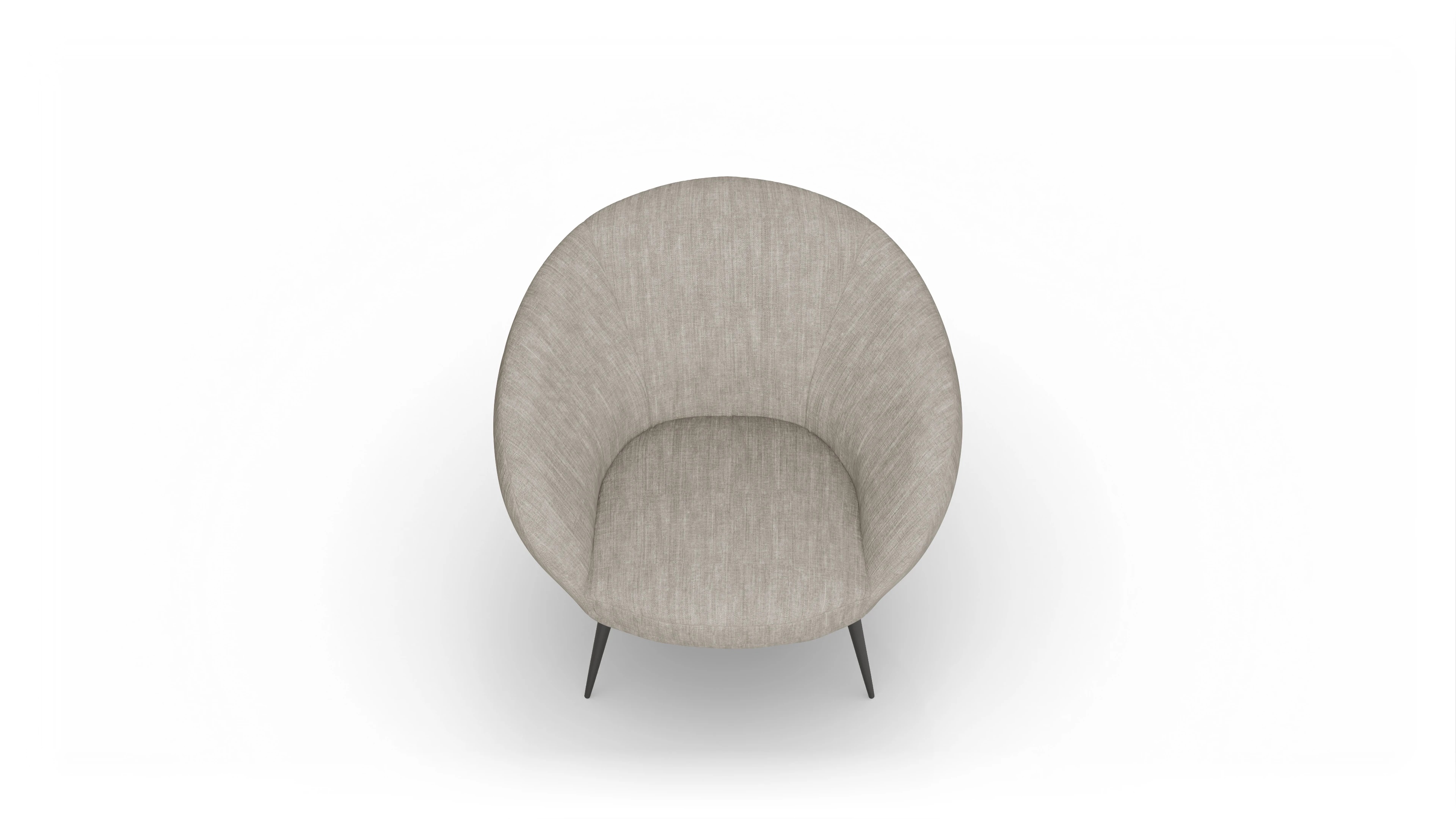 Ansicht des Produktes Noale Sessel in Stoff beige