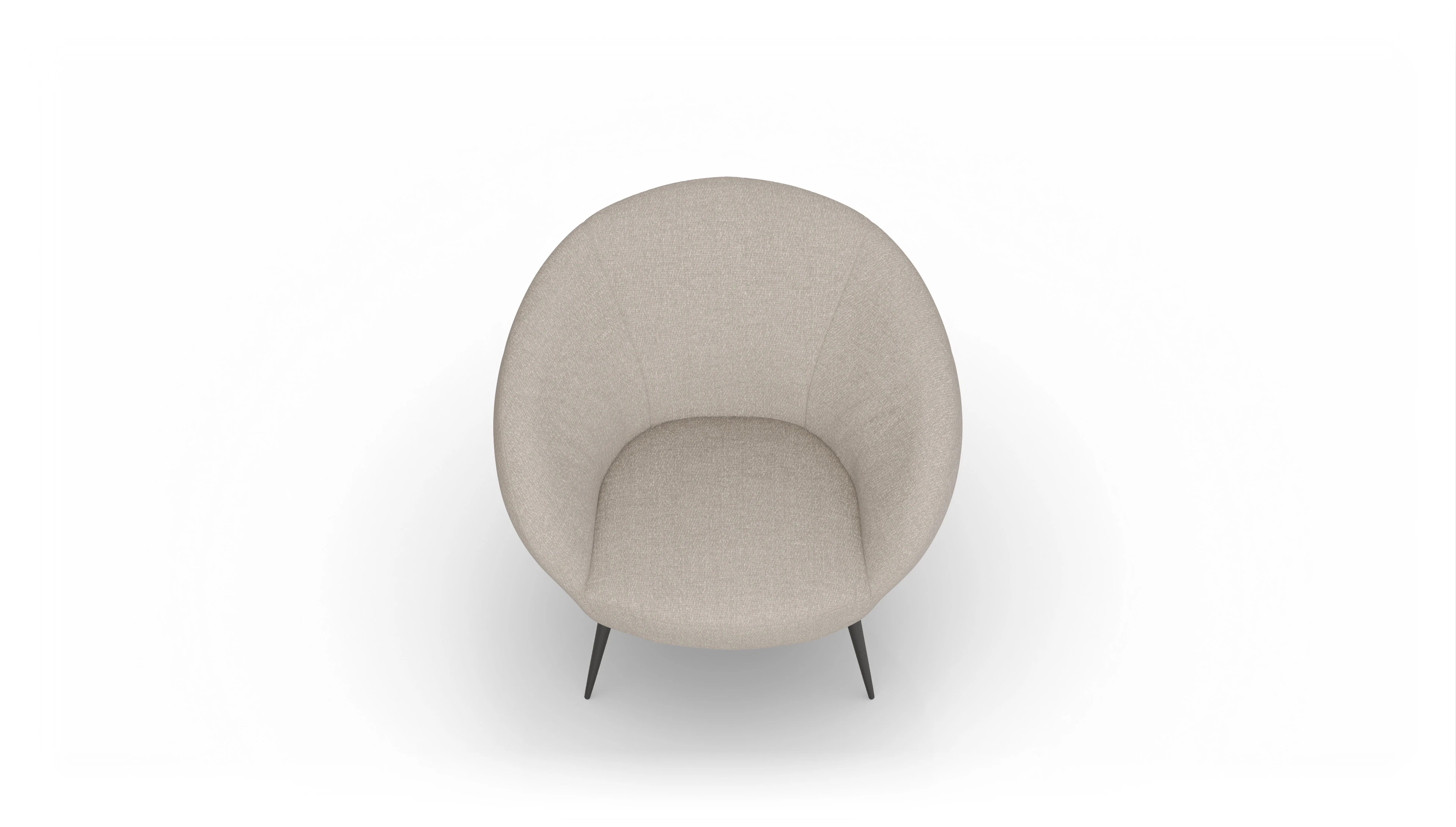 Ansicht des Produktes Noale Sessel in Stoff beige