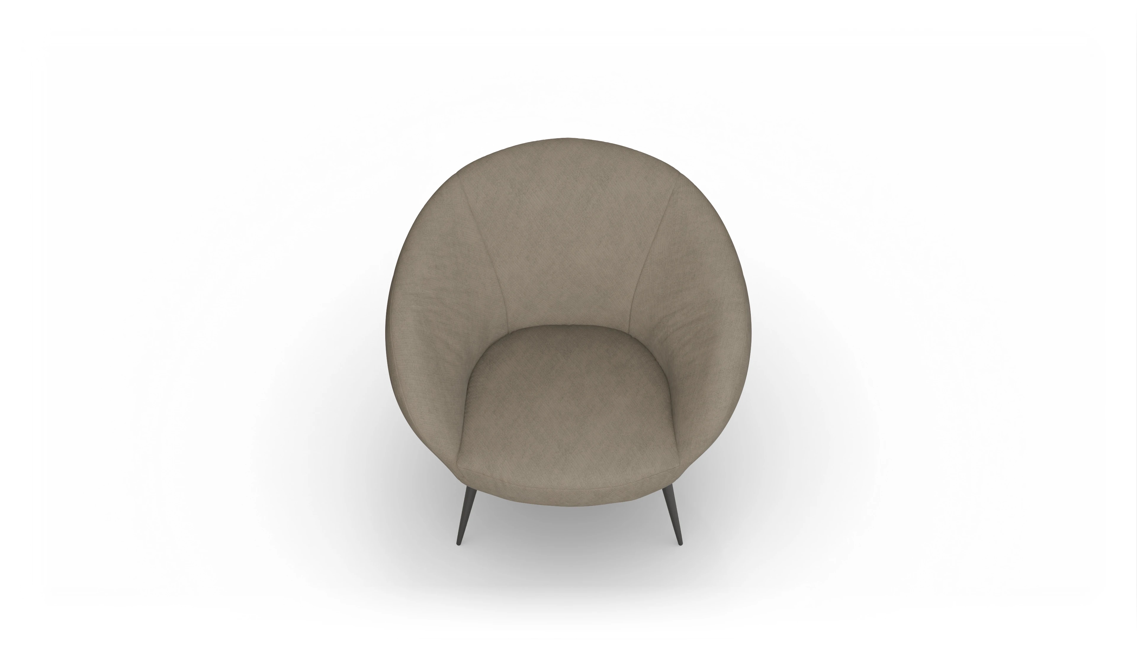 Ansicht des Produktes Noale Sessel in Stoff beige
