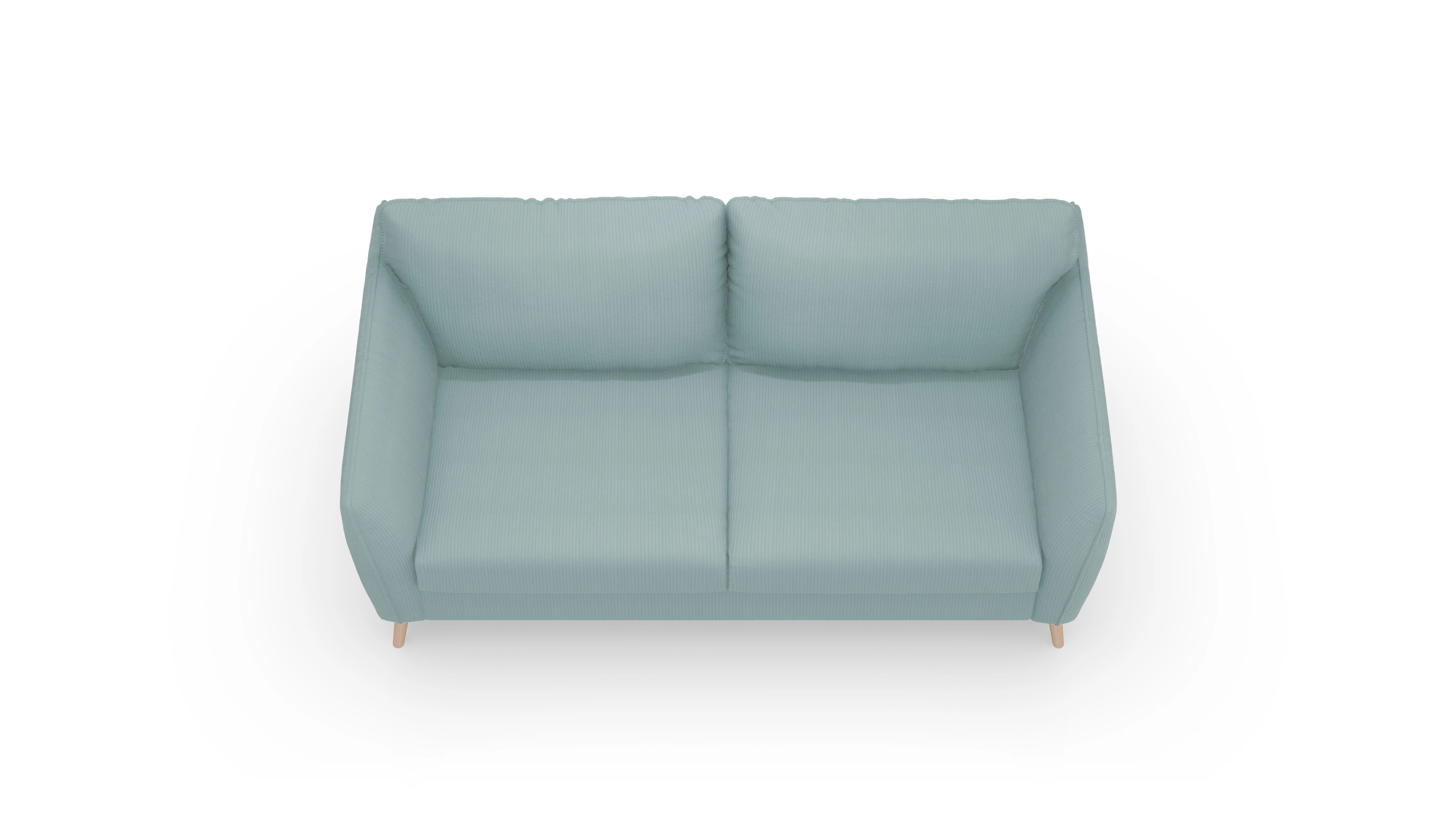 Ansicht des Produktes Eriksen 3-Sitzer in Cord blau