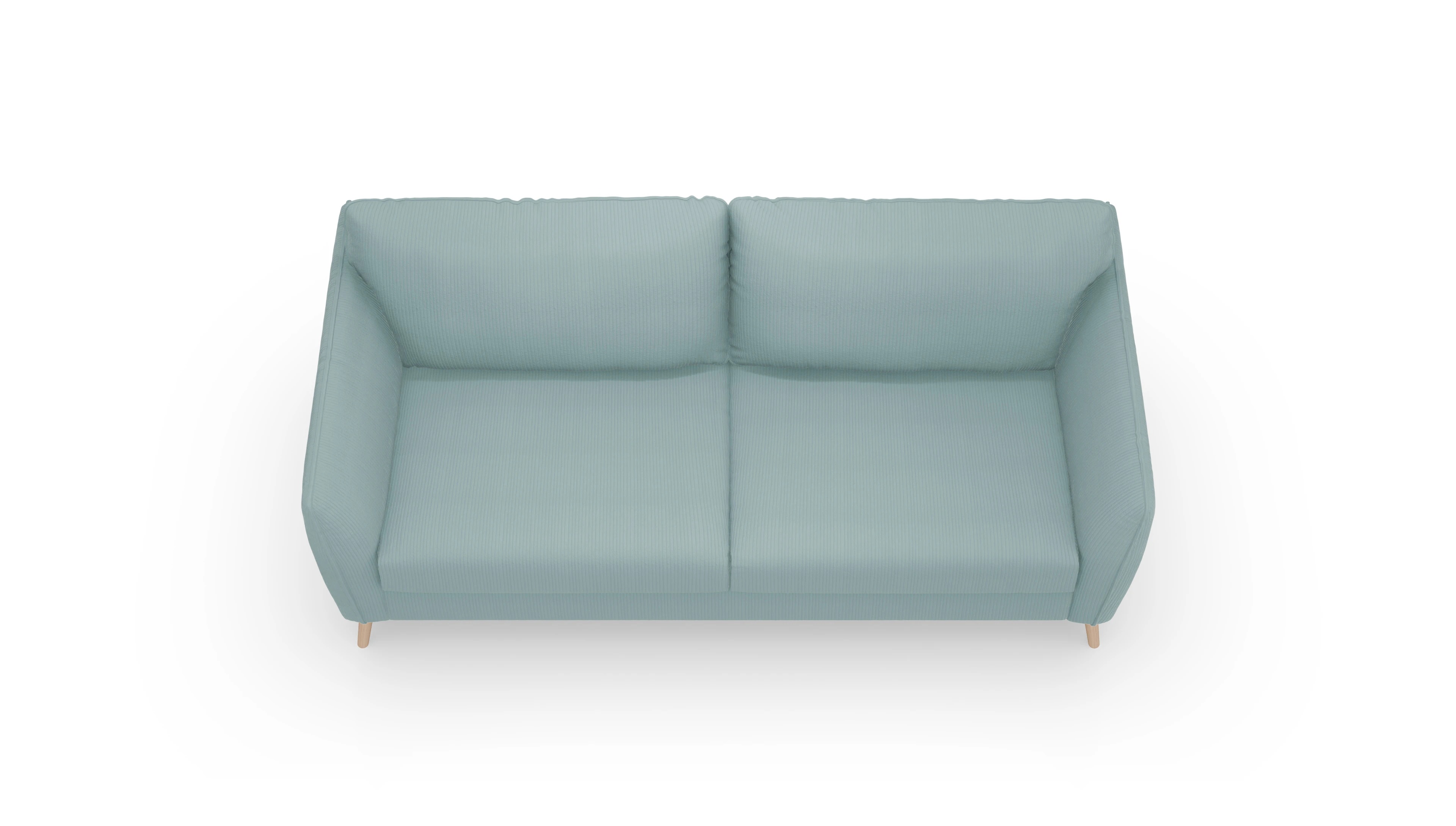 Ansicht des Produktes Eriksen 4-Sitzer in Cord blau