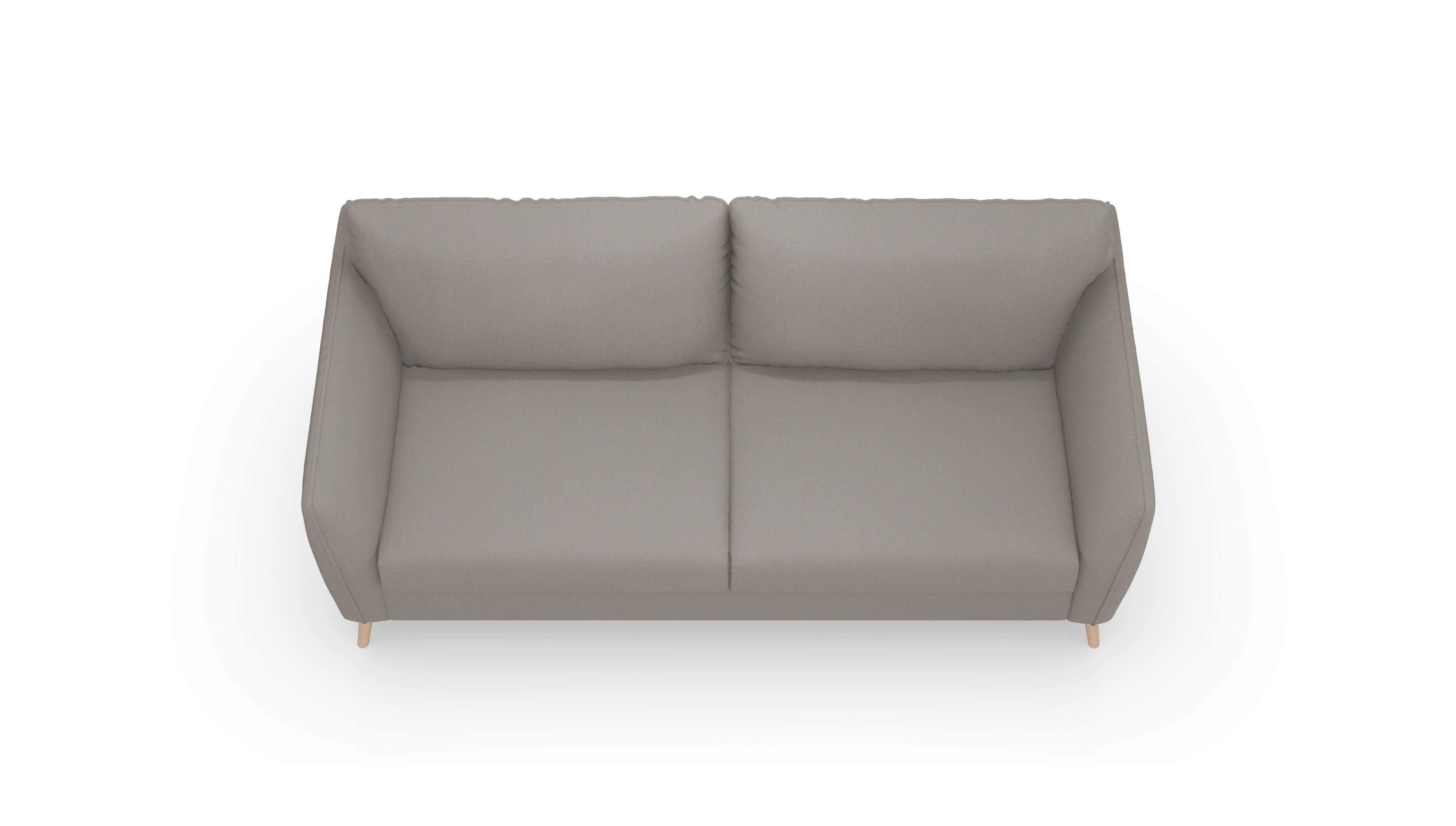 Schlafsofa Eriksen Ansicht des Produktes Eriksen 4-Sitzer in Stoff braun