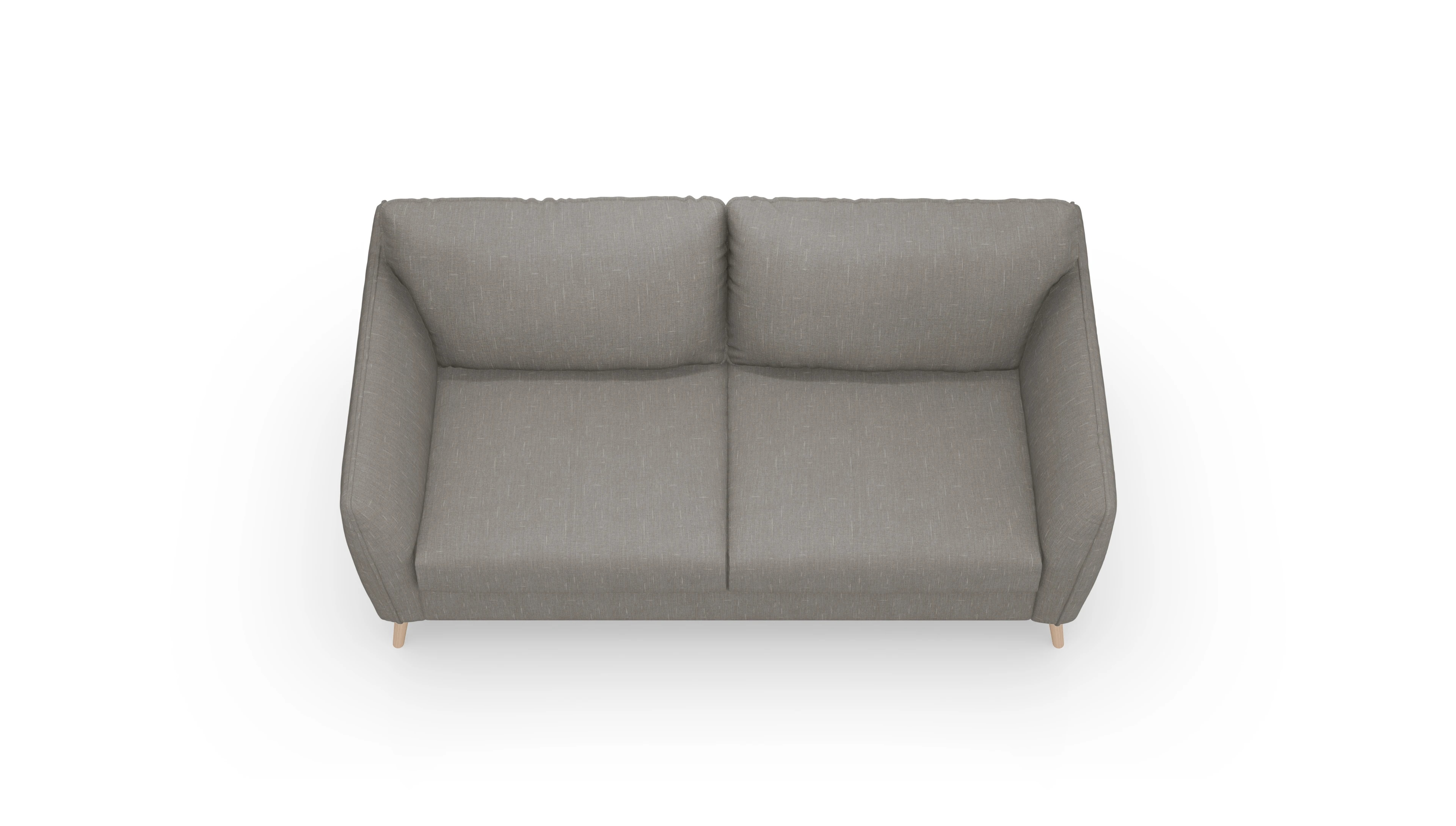 Schlafsofa Eriksen Ansicht des Produktes Eriksen 3-Sitzer in Stoff braun