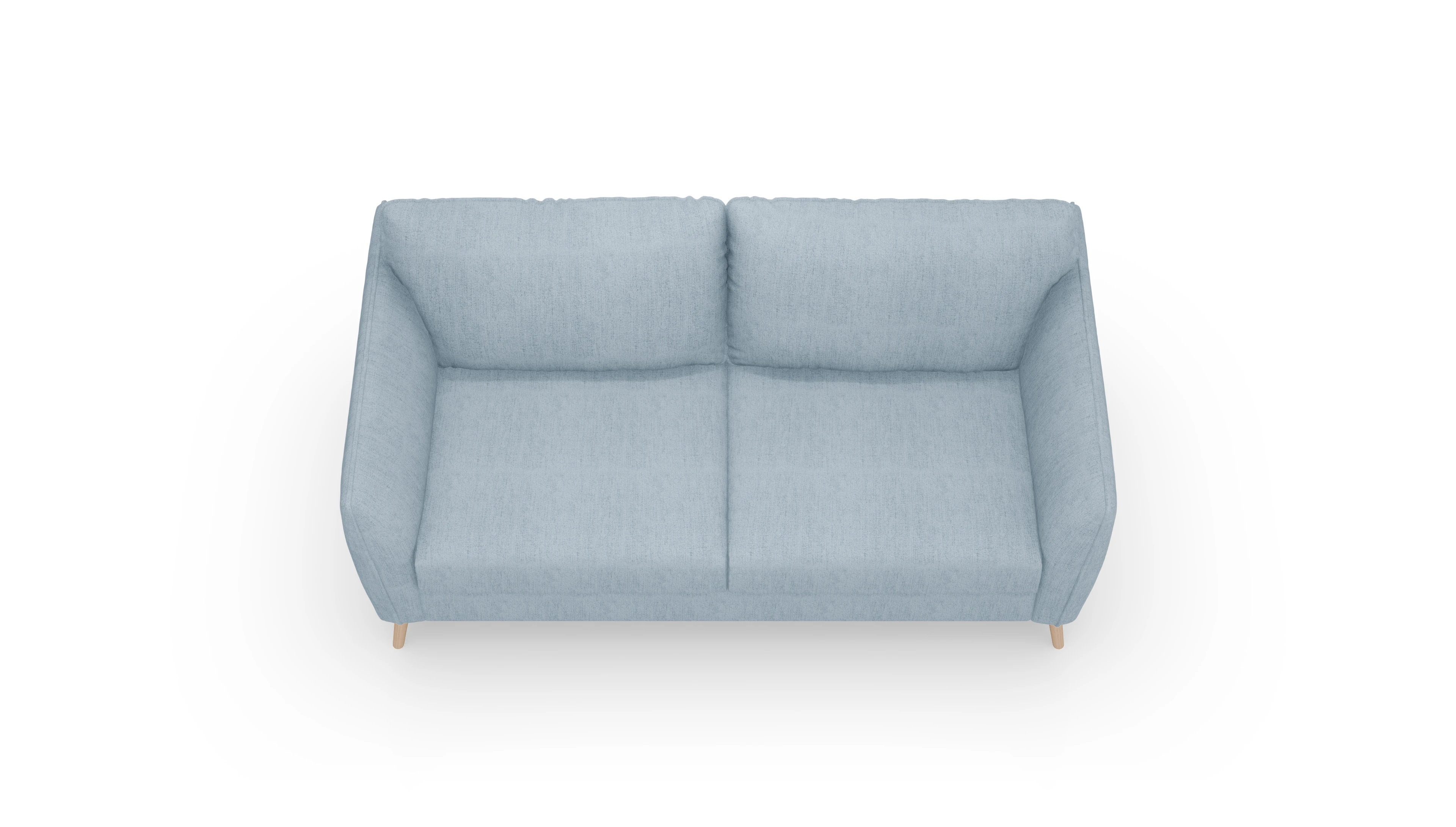 Ansicht des Produktes Eriksen 3-Sitzer in Stoff blau